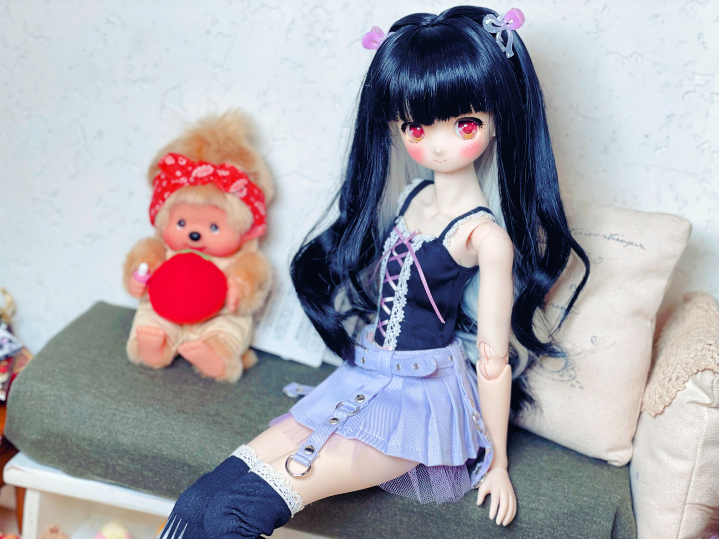 【紀物】鯊魚夾 蝴蝶結 兩入組 / BJD 3分 4分 Azone MDD DD AZO2 AngelPhilia