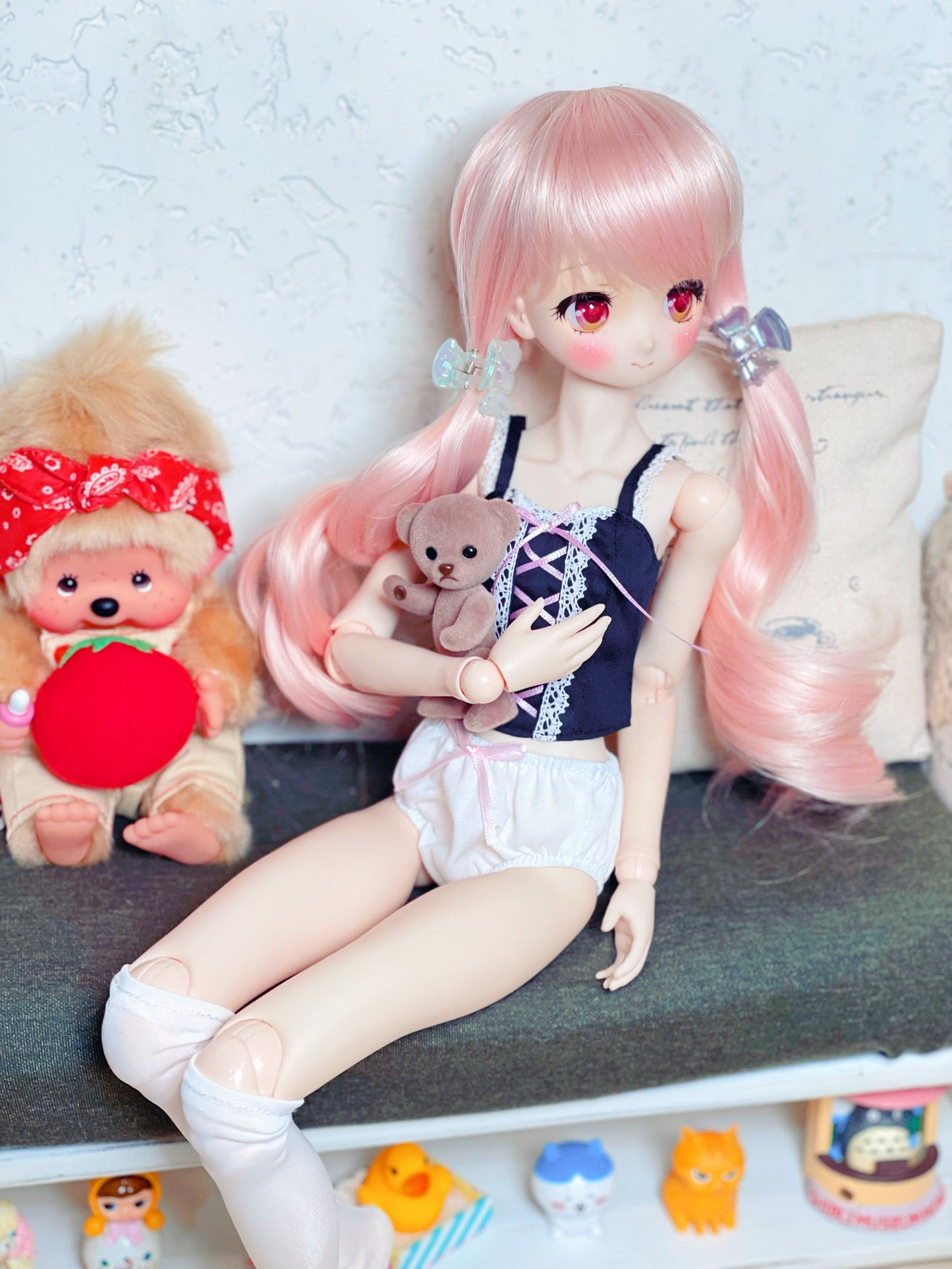 【紀物】鯊魚夾 蝴蝶結 透閃 / BJD 3分 4分 Azone MDD DD AZO2 AngelPhilia