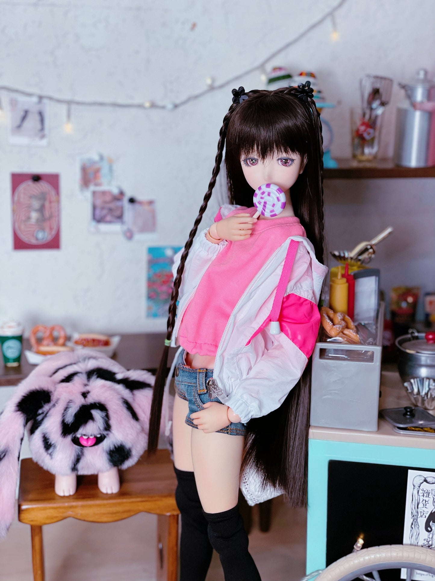 【Dollce】Low-Puchi 娃用假髮 多色 / 7吋 BJD 4分 6分 iMda AngelPhilia