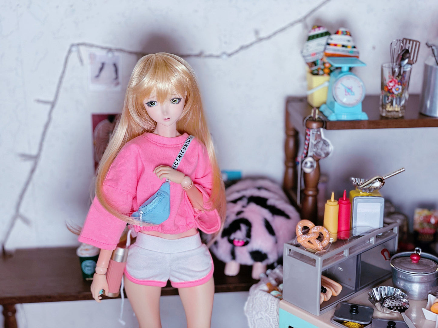 【Dollce】Natural Long 娃用假髮 多色 / 7吋 BJD 4分 6分 iMda AngelPhilia