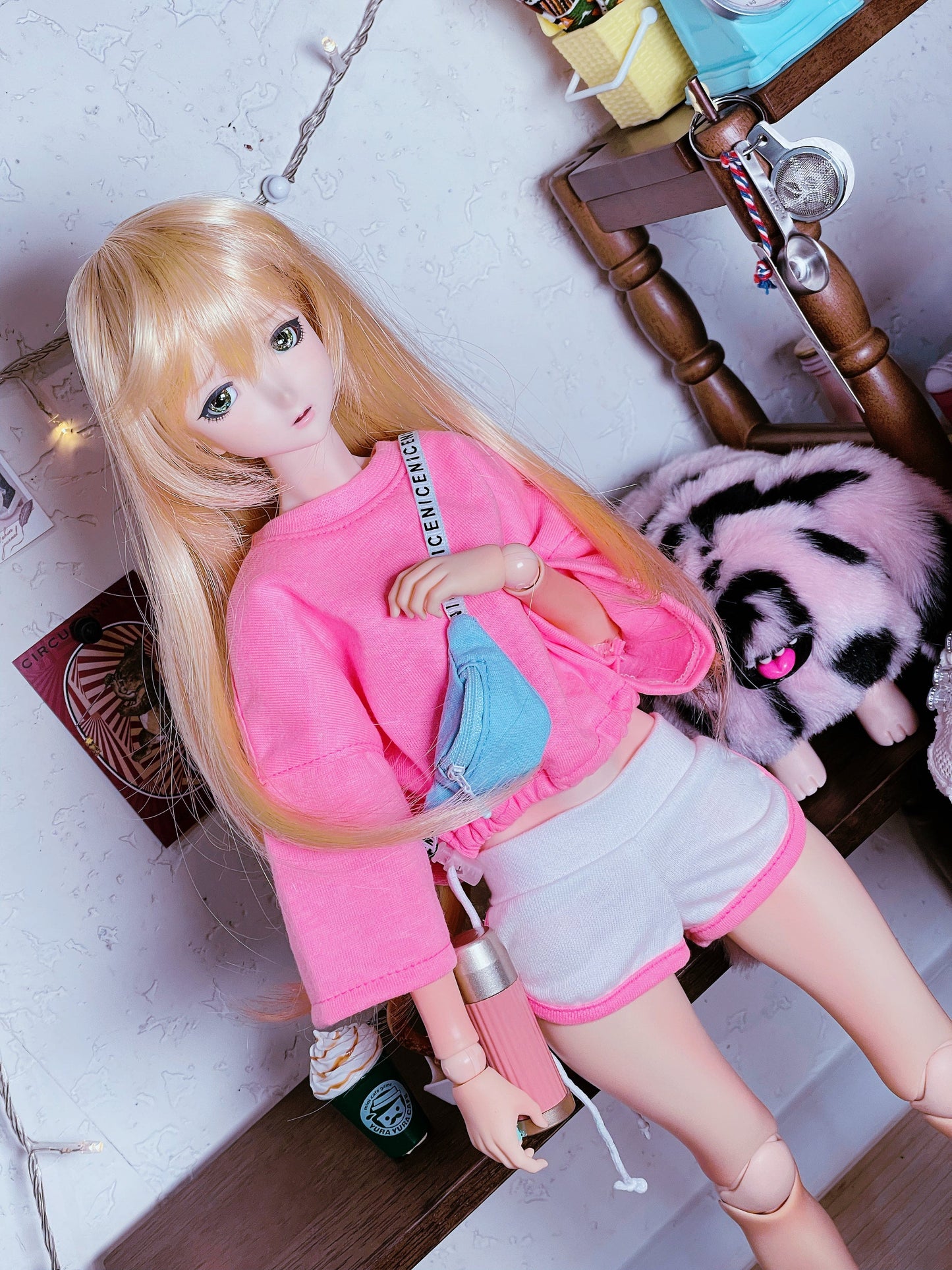 【Dollce】Natural Long 娃用假髮 多色 / 7吋 BJD 4分 6分 iMda AngelPhilia