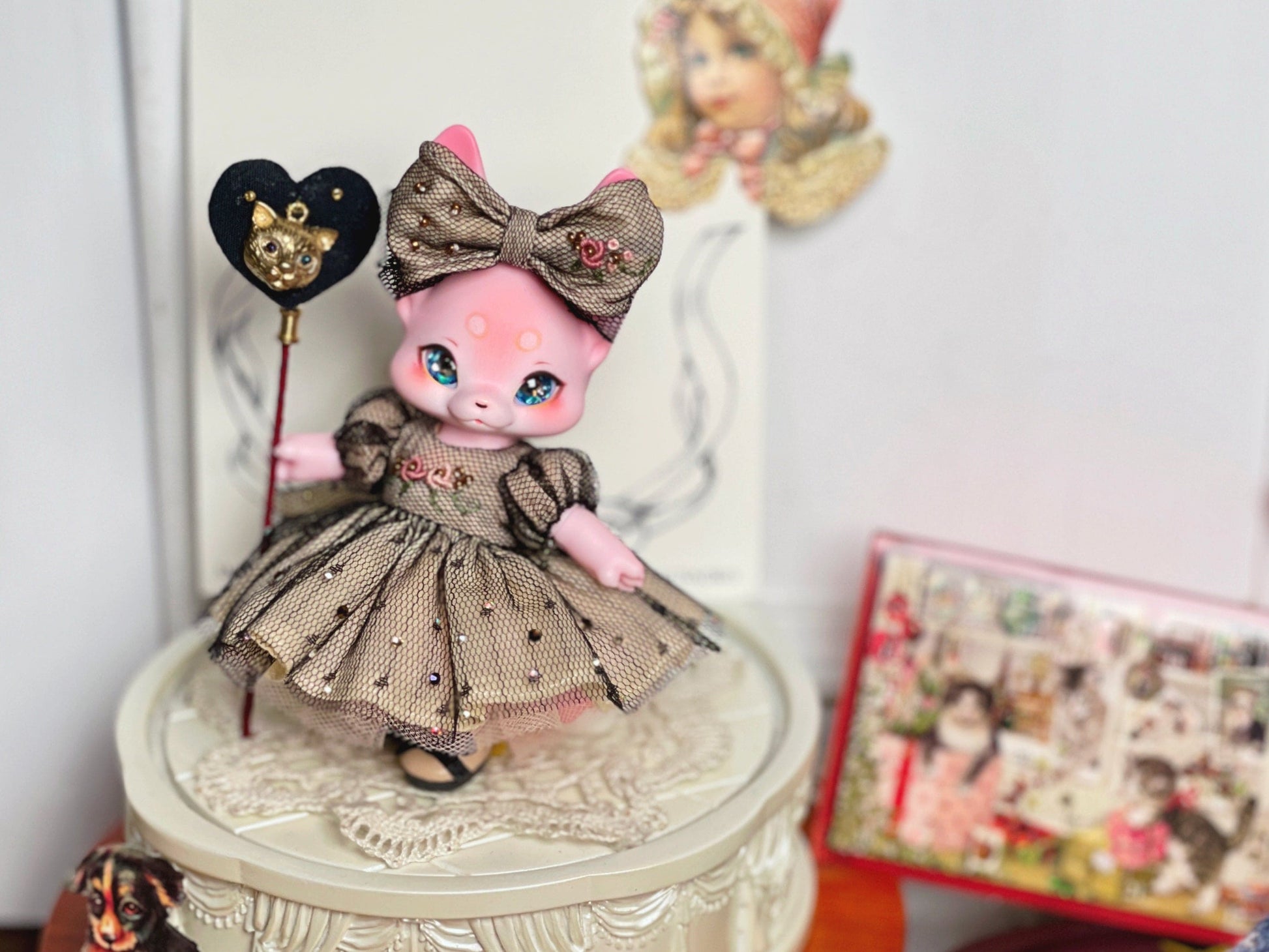 【Yenyumom】星夜漫步 刺繡洋裝套組 預購 / KUMUKUKU OB11 - 紀物書館+JiWu Bookstore