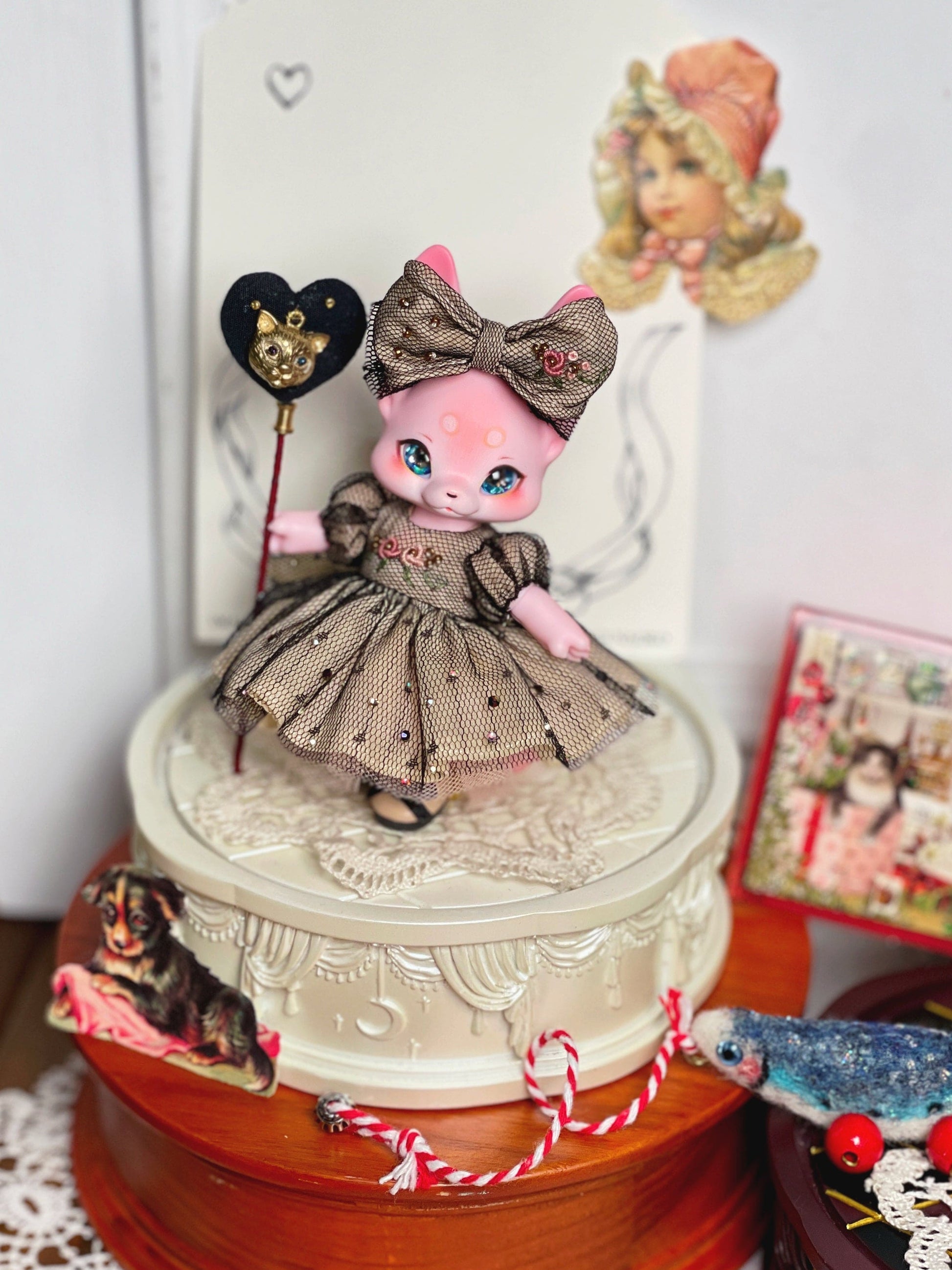 【Yenyumom】星夜漫步 刺繡洋裝套組 預購 / KUMUKUKU OB11 - 紀物書館+JiWu Bookstore