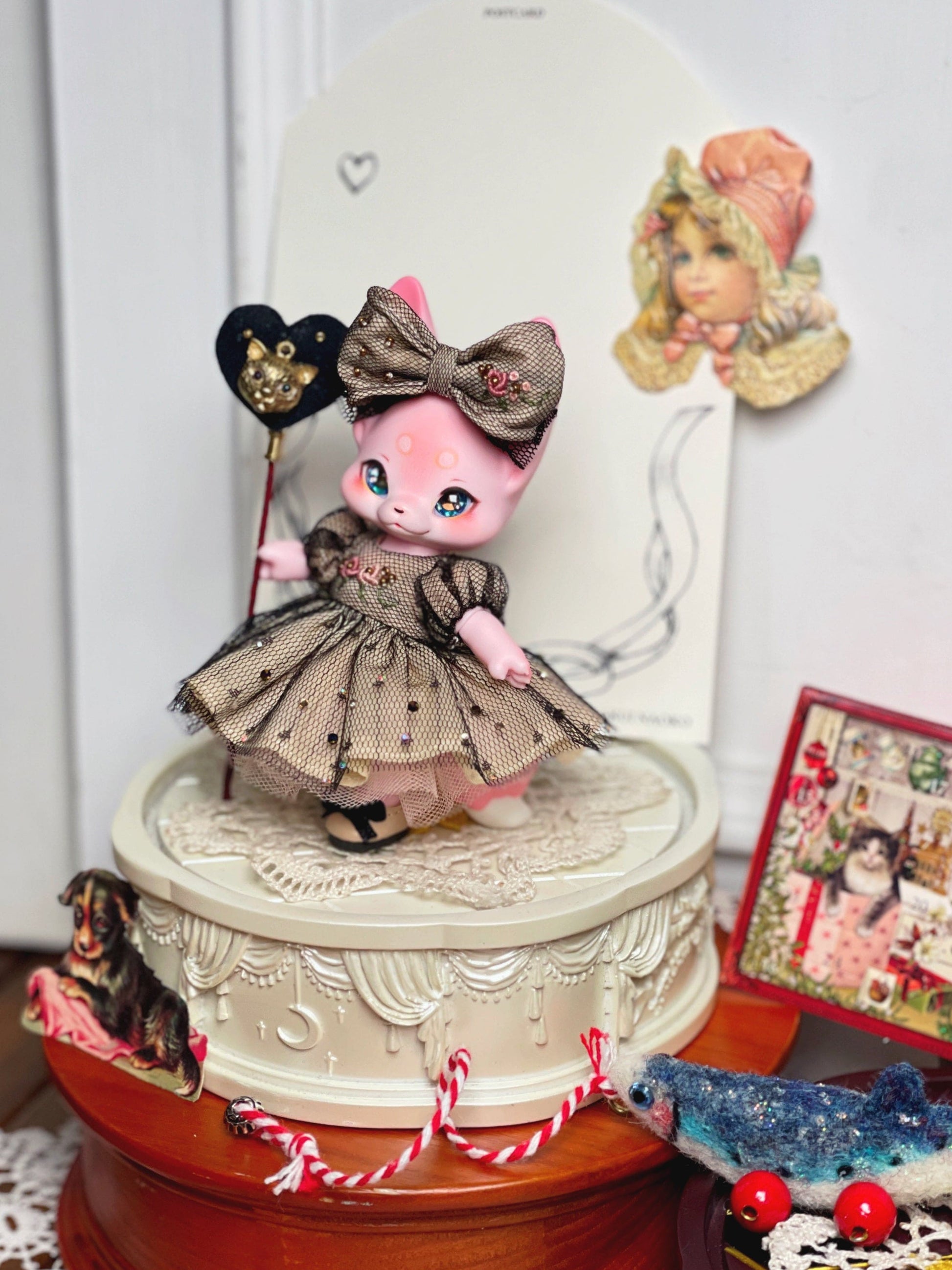 【Yenyumom】星夜漫步 刺繡洋裝套組 預購 / KUMUKUKU OB11 - 紀物書館+JiWu Bookstore