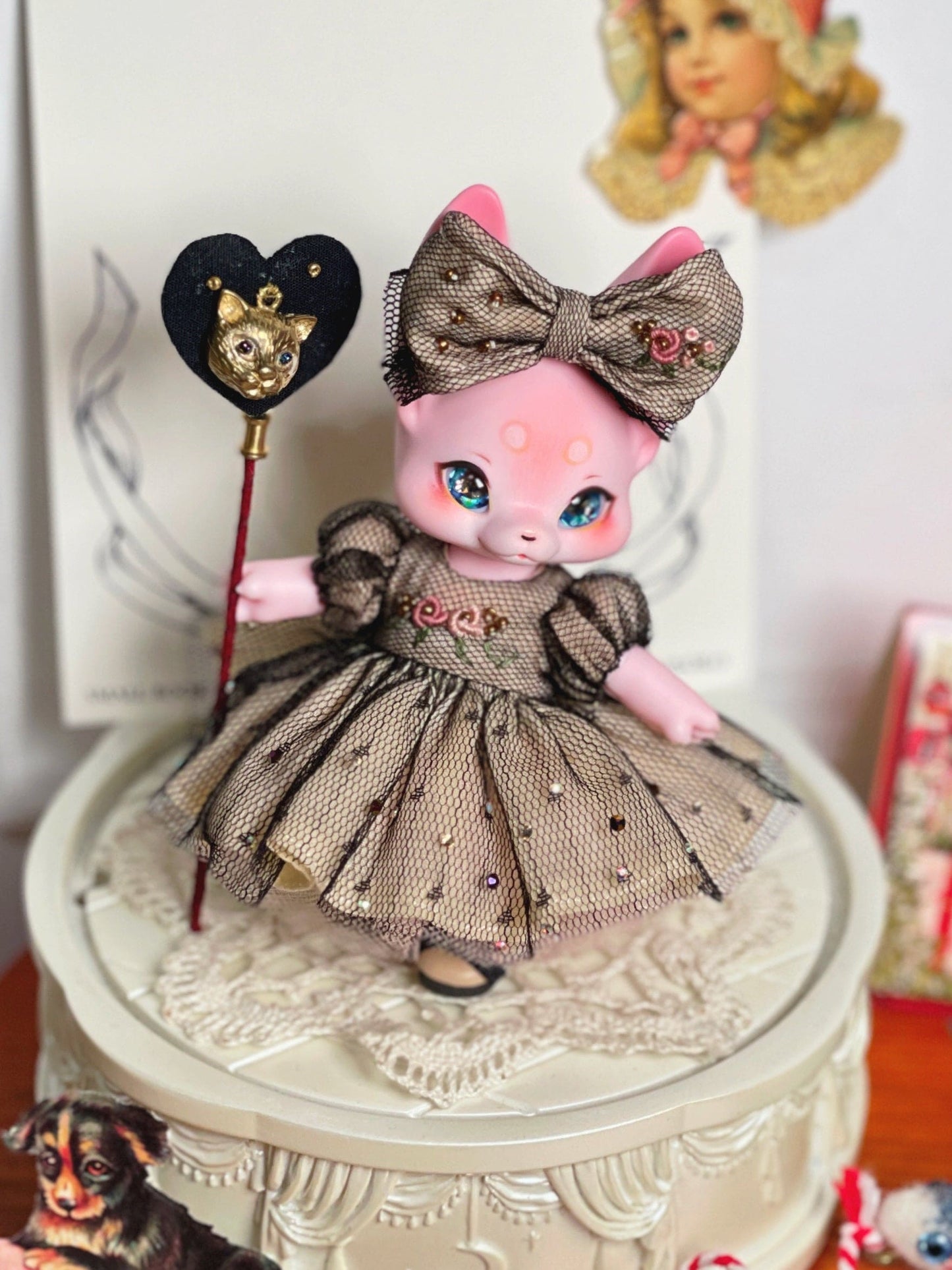 【Yenyumom】星夜漫步 刺繡洋裝套組 預購 / KUMUKUKU OB11 - 紀物書館+JiWu Bookstore