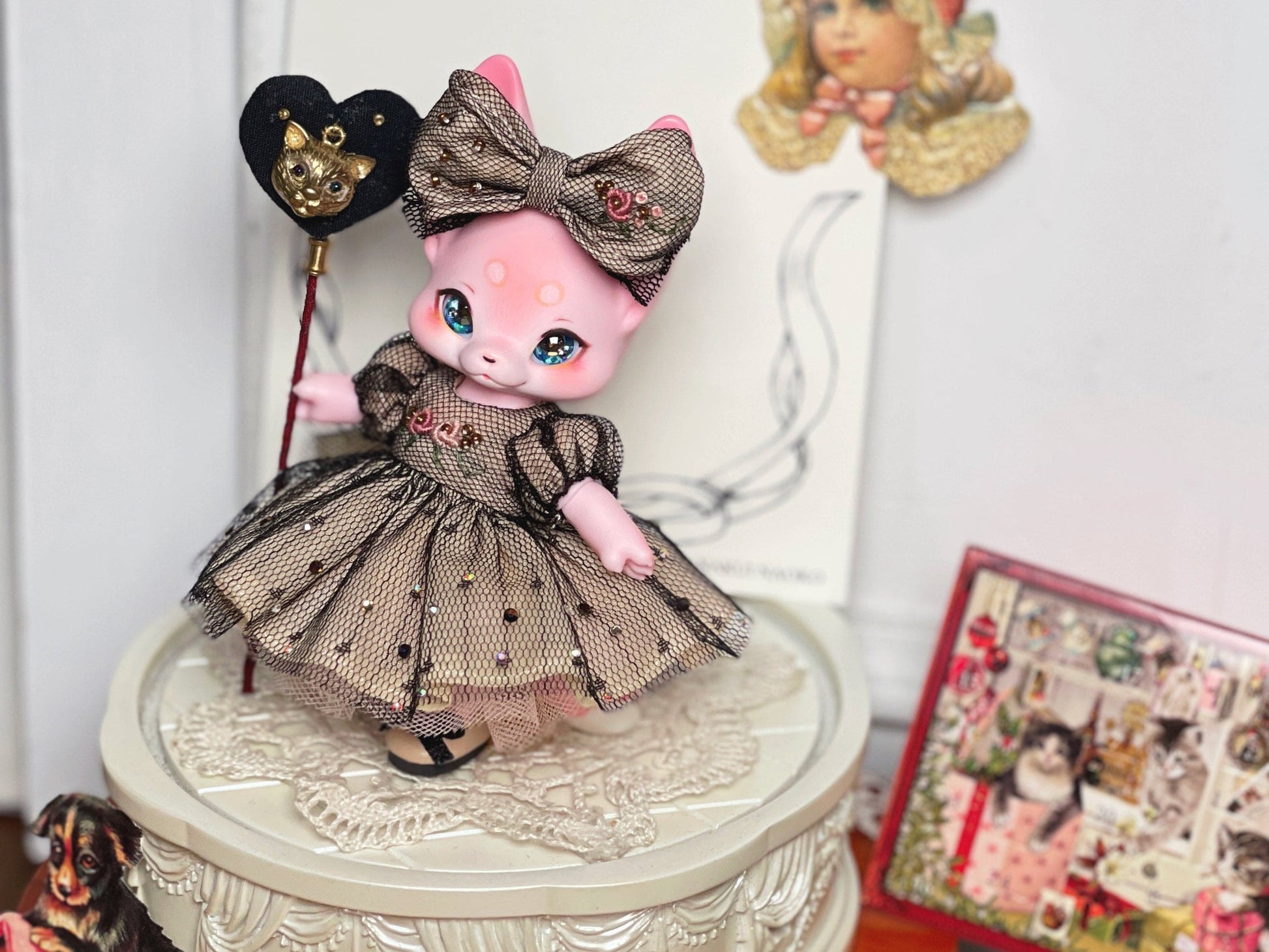 【Yenyumom】星夜漫步 刺繡洋裝套組 預購 / KUMUKUKU OB11 - 紀物書館+JiWu Bookstore