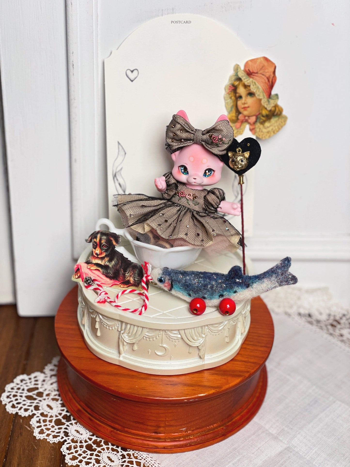 【Yenyumom】星夜漫步 刺繡洋裝套組 預購 / KUMUKUKU OB11 - 紀物書館+JiWu Bookstore