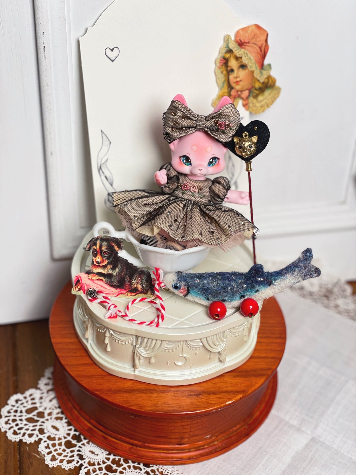 【Yenyumom】星夜漫步 刺繡洋裝套組 預購 / KUMUKUKU OB11 - 紀物書館+JiWu Bookstore