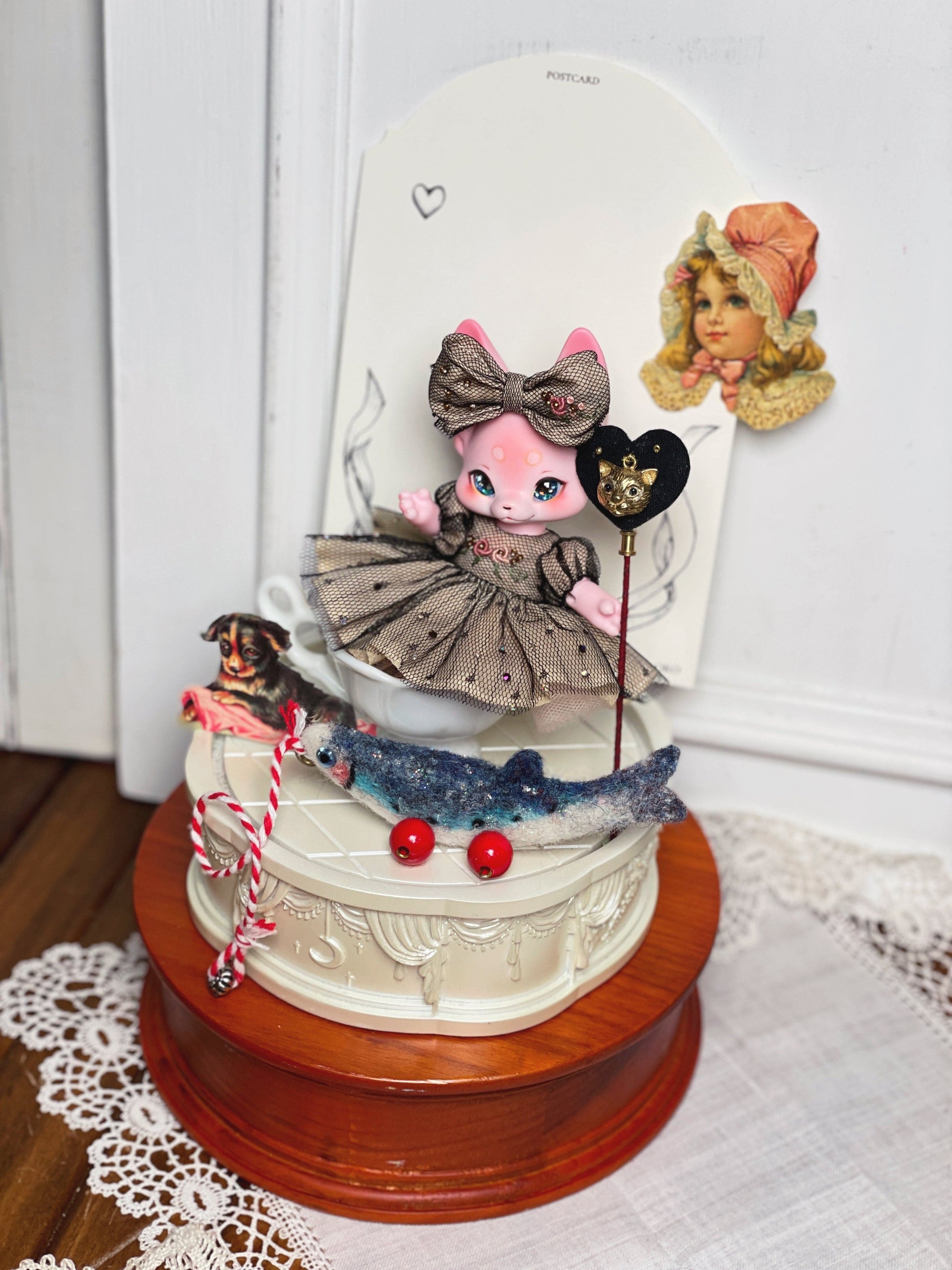 【Yenyumom】星夜漫步 刺繡洋裝套組 預購 / KUMUKUKU OB11 - 紀物書館+JiWu Bookstore