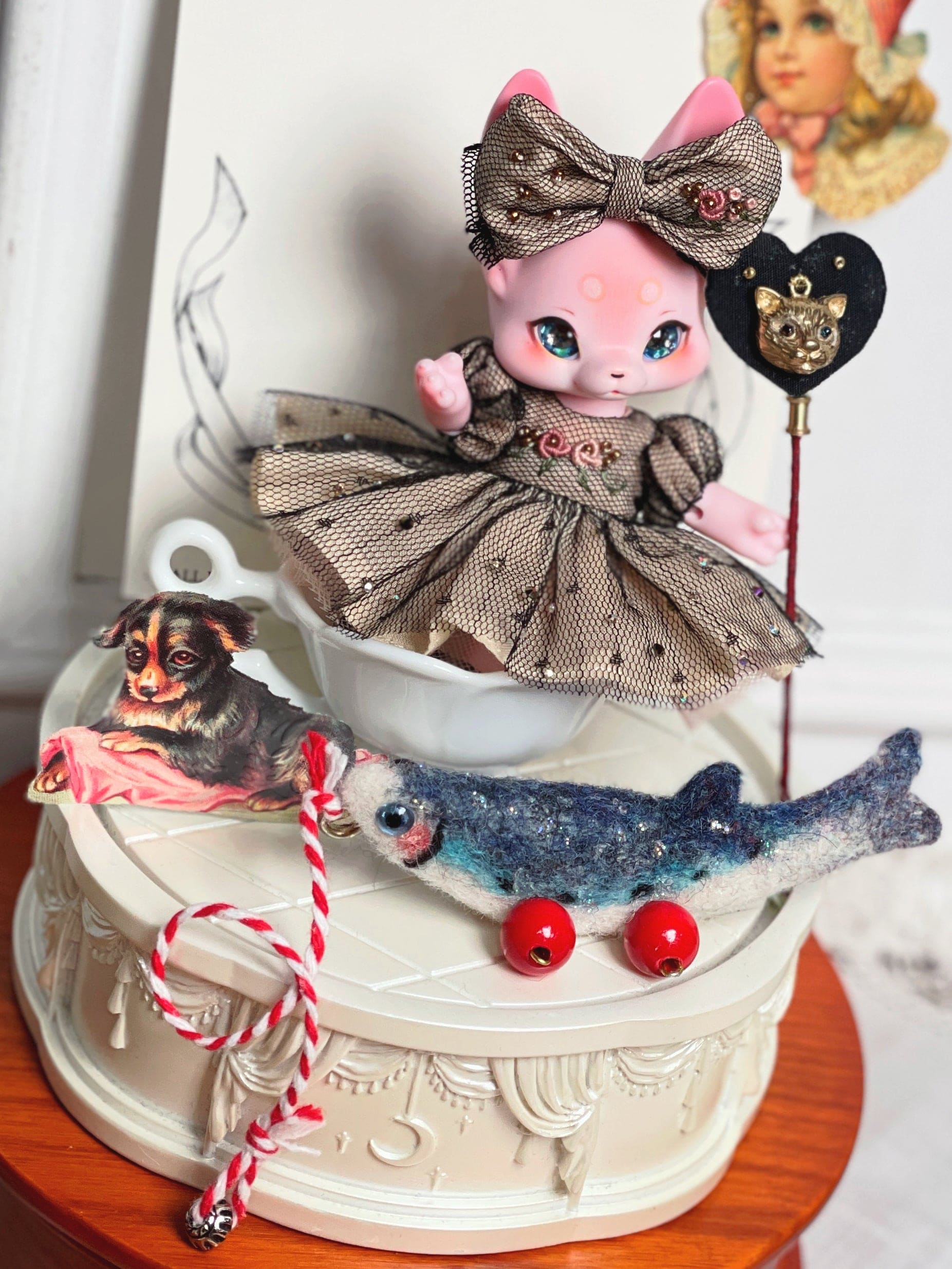 【Yenyumom】星夜漫步 刺繡洋裝套組 預購 / KUMUKUKU OB11 - 紀物書館+JiWu Bookstore