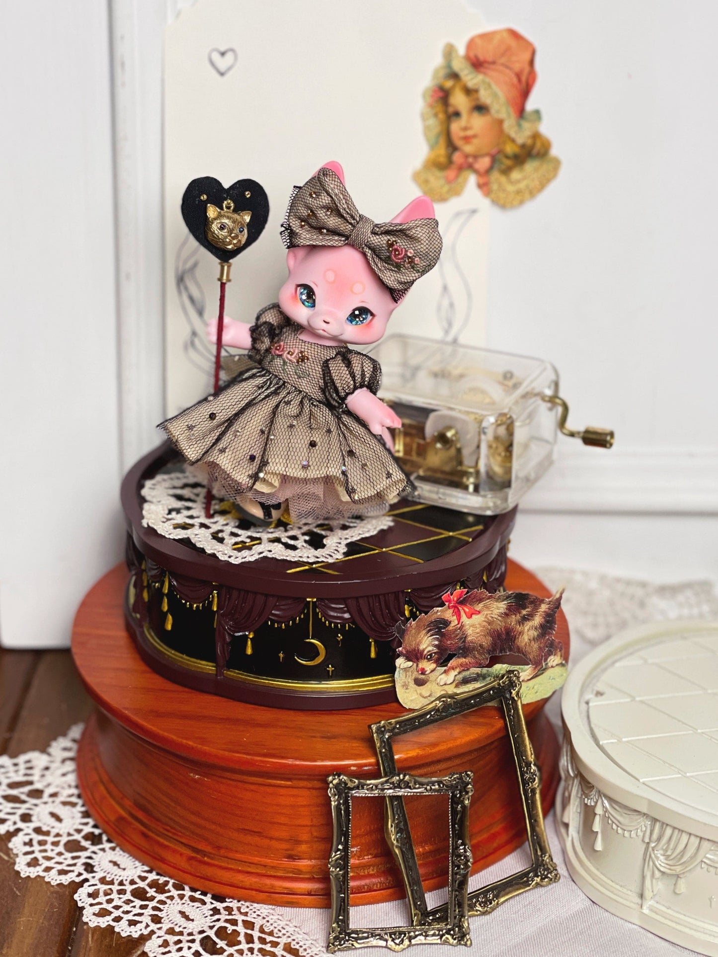 【Yenyumom】星夜漫步 刺繡洋裝套組 預購 / KUMUKUKU OB11 - 紀物書館+JiWu Bookstore