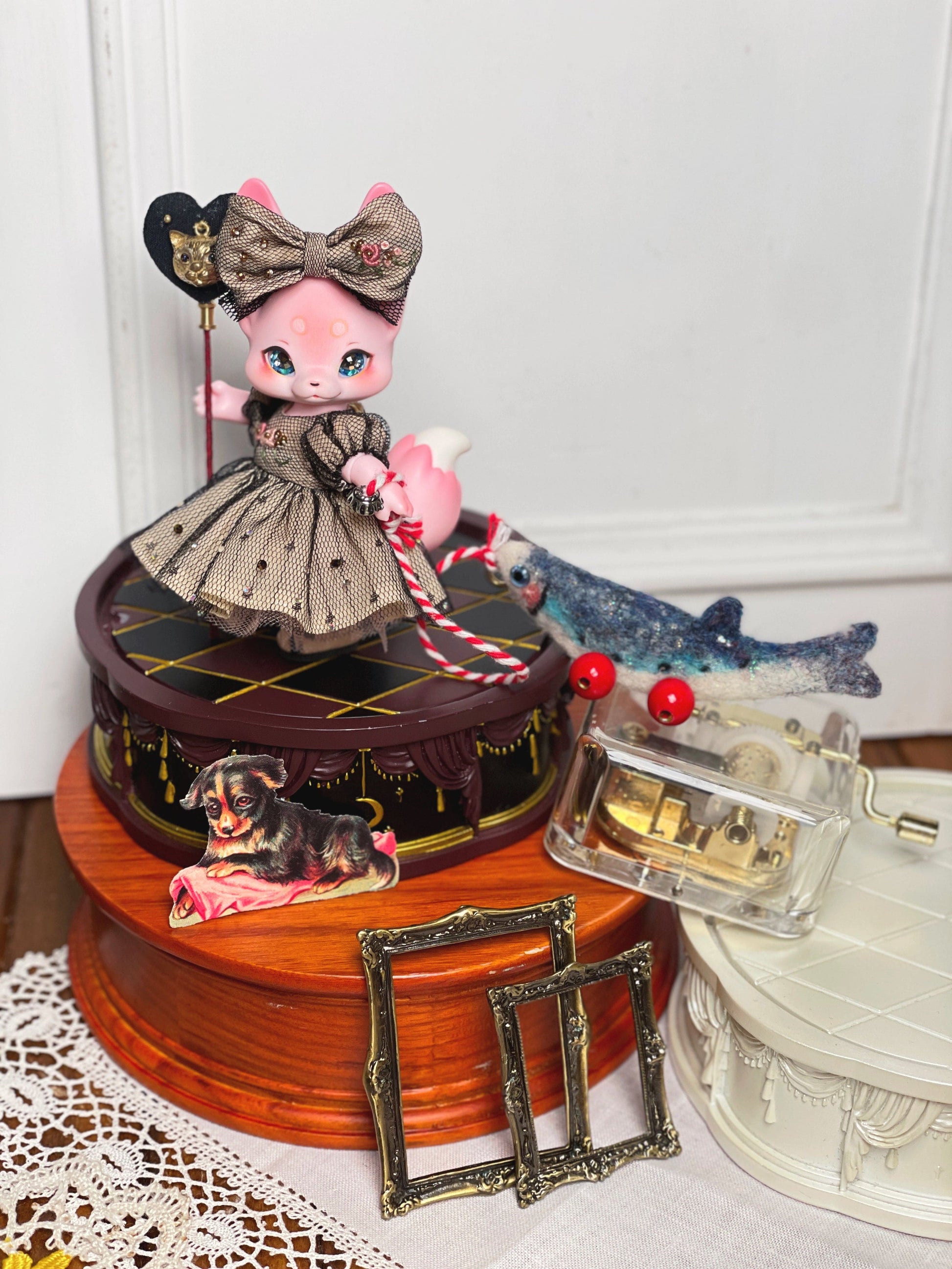 【Yenyumom】星夜漫步 刺繡洋裝套組 預購 / KUMUKUKU OB11 - 紀物書館+JiWu Bookstore