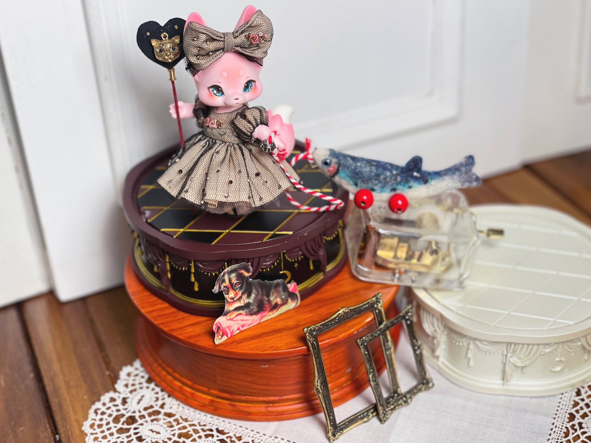 【Yenyumom】星夜漫步 刺繡洋裝套組 預購 / KUMUKUKU OB11 - 紀物書館+JiWu Bookstore