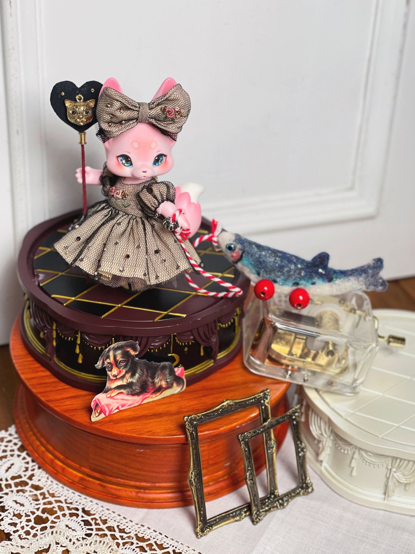 【Yenyumom】星夜漫步 刺繡洋裝套組 預購 / KUMUKUKU OB11 - 紀物書館+JiWu Bookstore