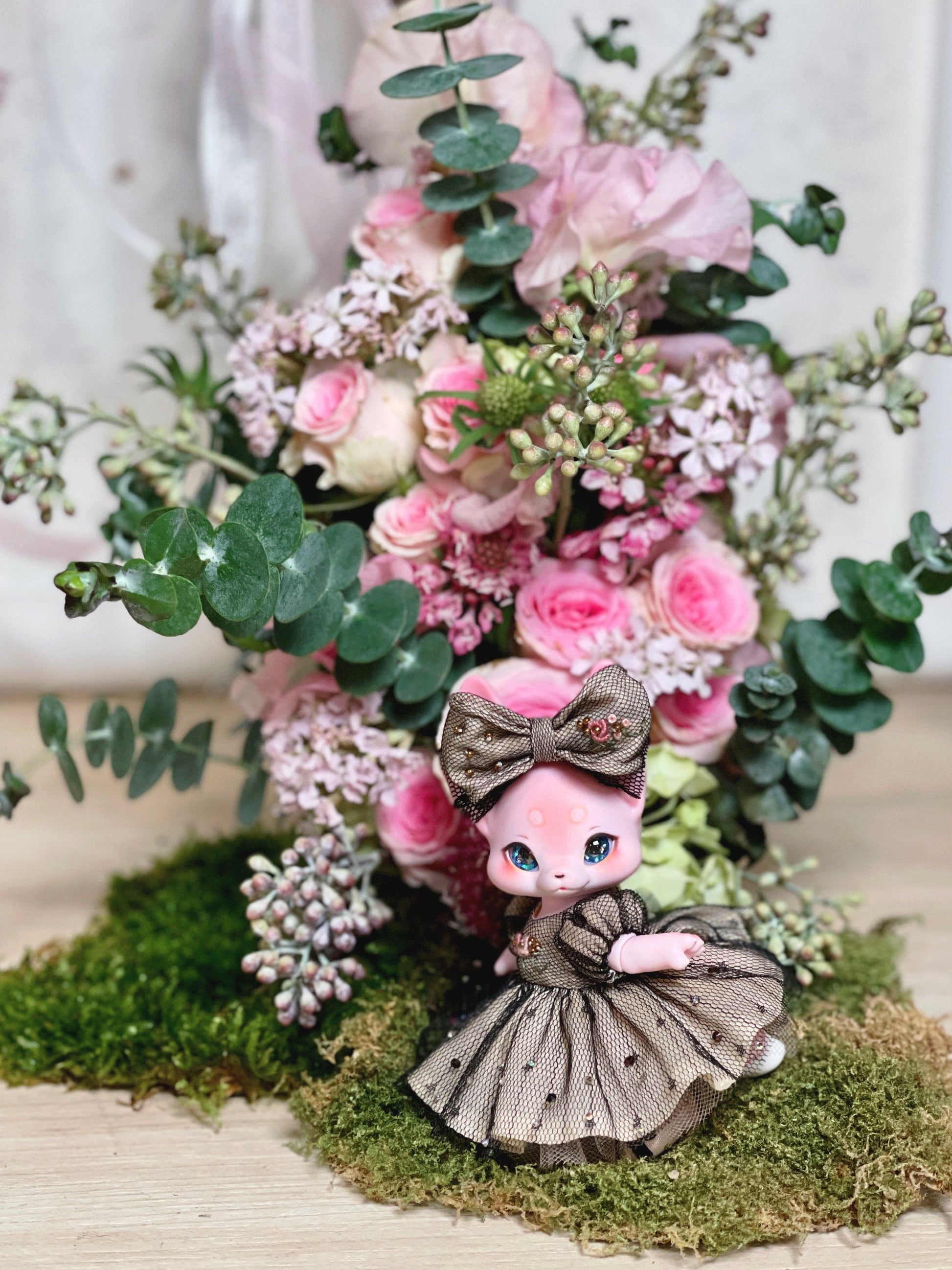 【Yenyumom】星夜漫步 刺繡洋裝套組 預購 / KUMUKUKU OB11 - 紀物書館+JiWu Bookstore