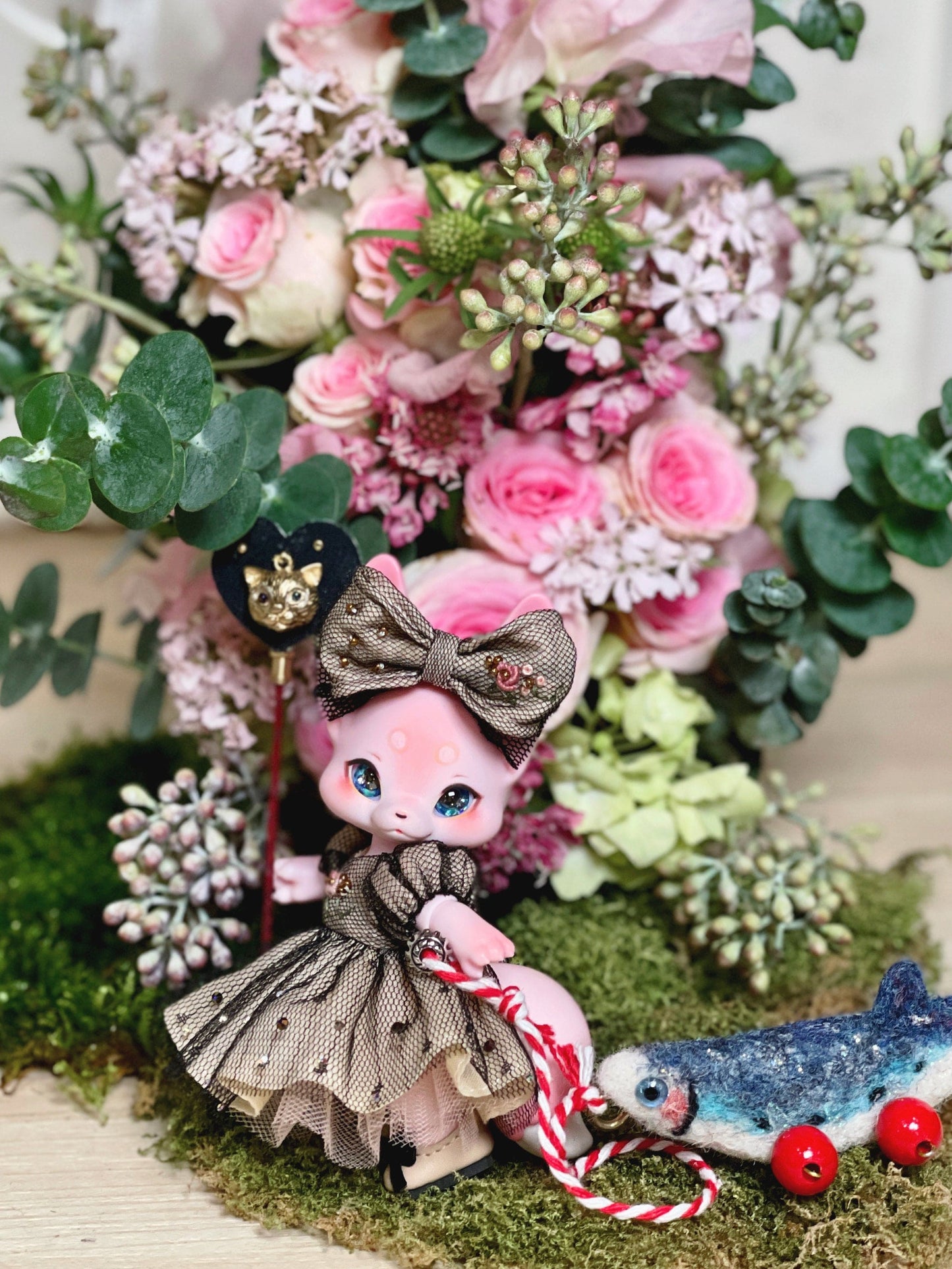 【Yenyumom】星夜漫步 刺繡洋裝套組 預購 / KUMUKUKU OB11 - 紀物書館+JiWu Bookstore