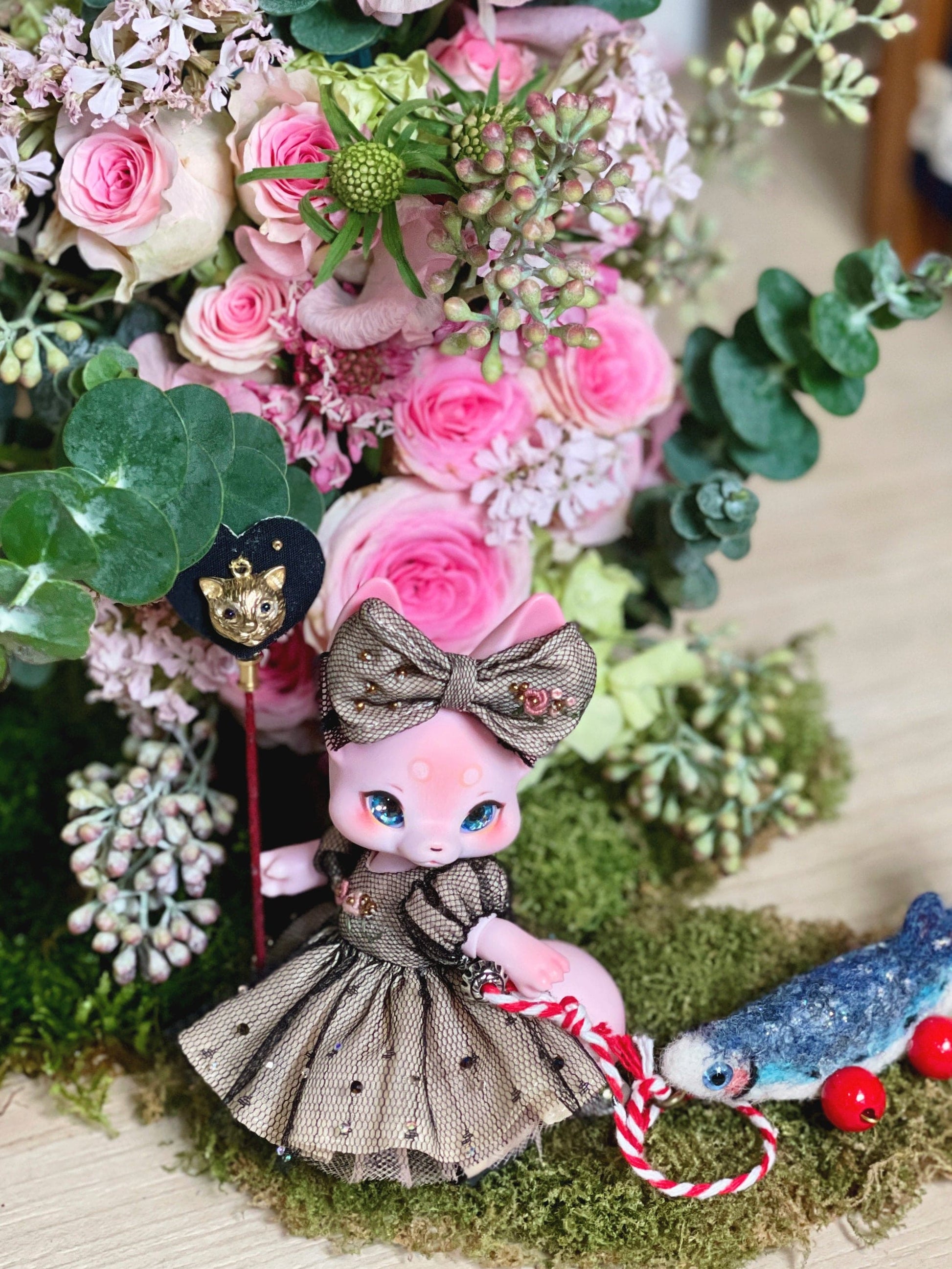 【Yenyumom】星夜漫步 刺繡洋裝套組 預購 / KUMUKUKU OB11 - 紀物書館+JiWu Bookstore