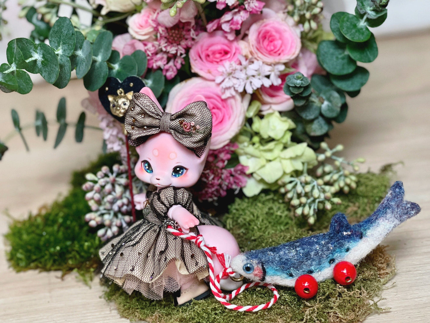 【Yenyumom】星夜漫步 刺繡洋裝套組 預購 / KUMUKUKU OB11 - 紀物書館+JiWu Bookstore