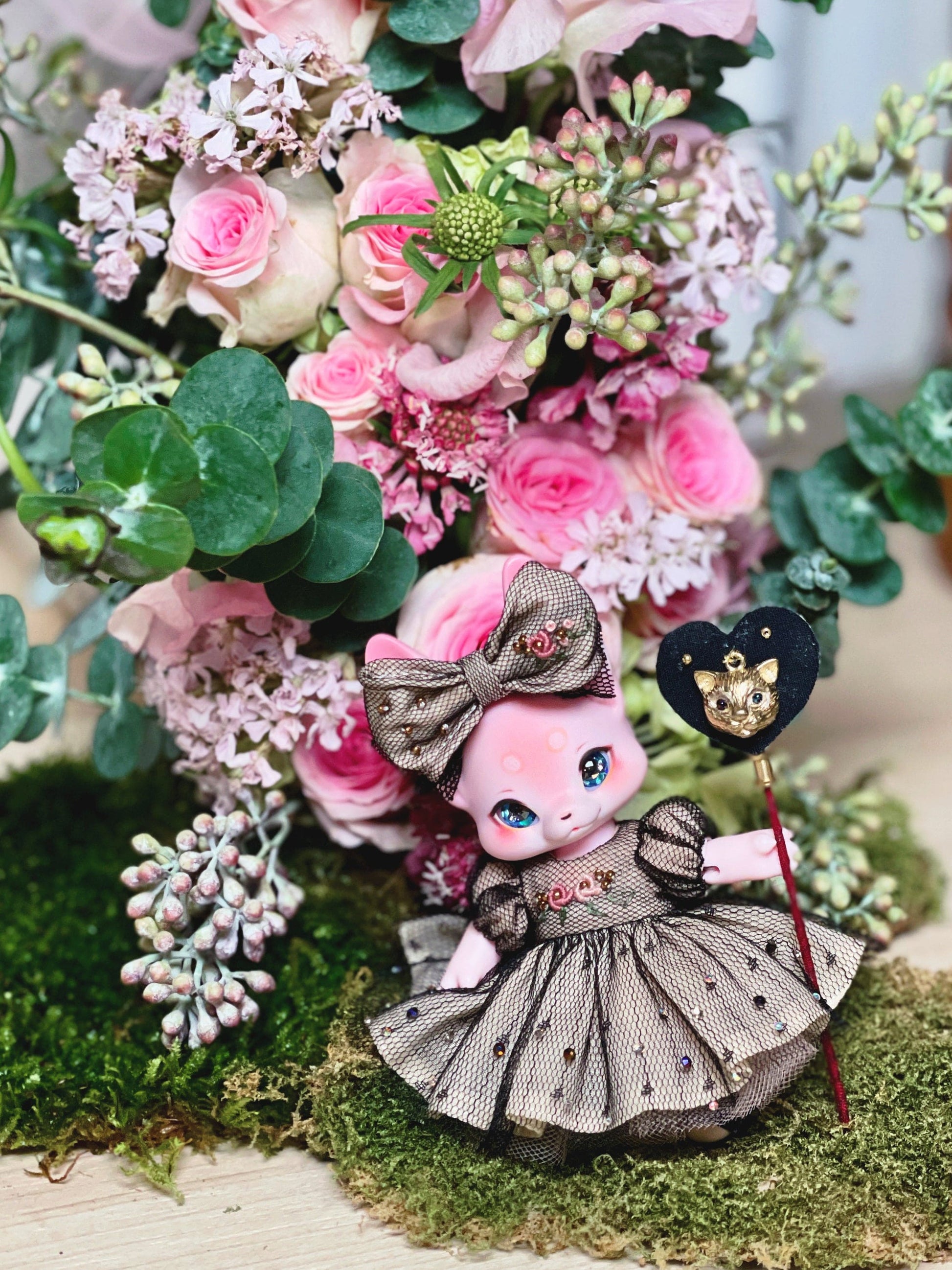 【Yenyumom】星夜漫步 刺繡洋裝套組 預購 / KUMUKUKU OB11 - 紀物書館+JiWu Bookstore