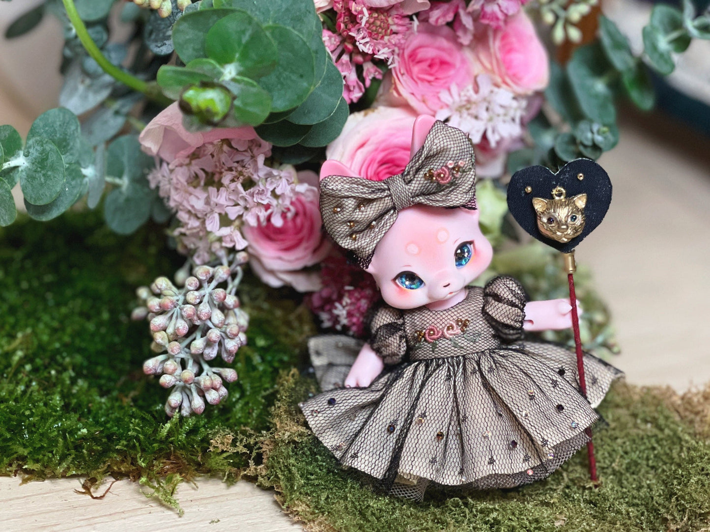 【Yenyumom】星夜漫步 刺繡洋裝套組 預購 / KUMUKUKU OB11 - 紀物書館+JiWu Bookstore