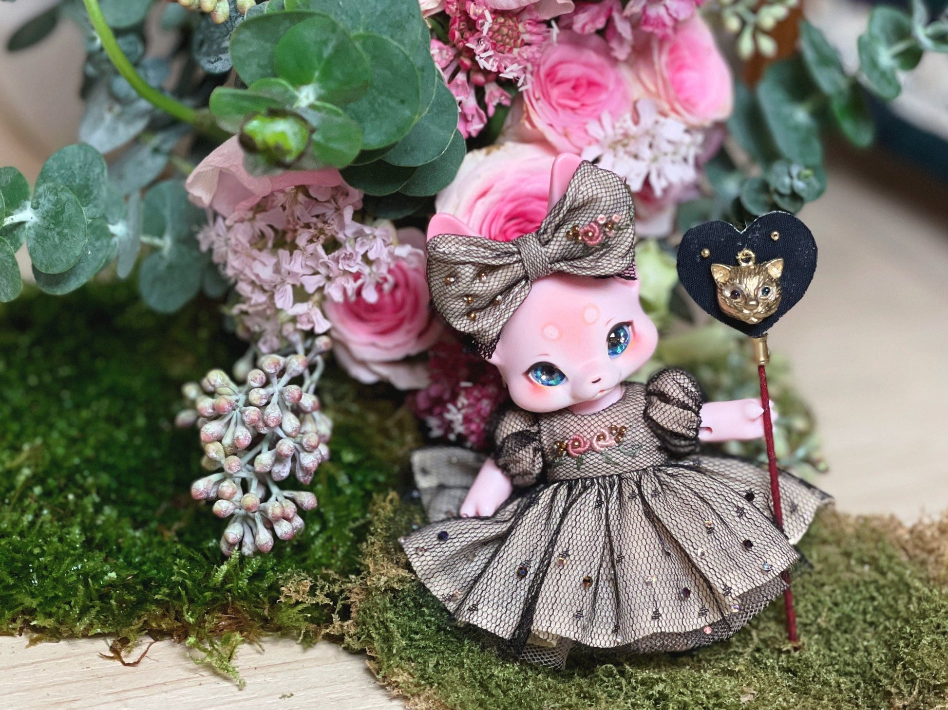 【Yenyumom】星夜漫步 刺繡洋裝套組 預購 / KUMUKUKU OB11 - 紀物書館+JiWu Bookstore