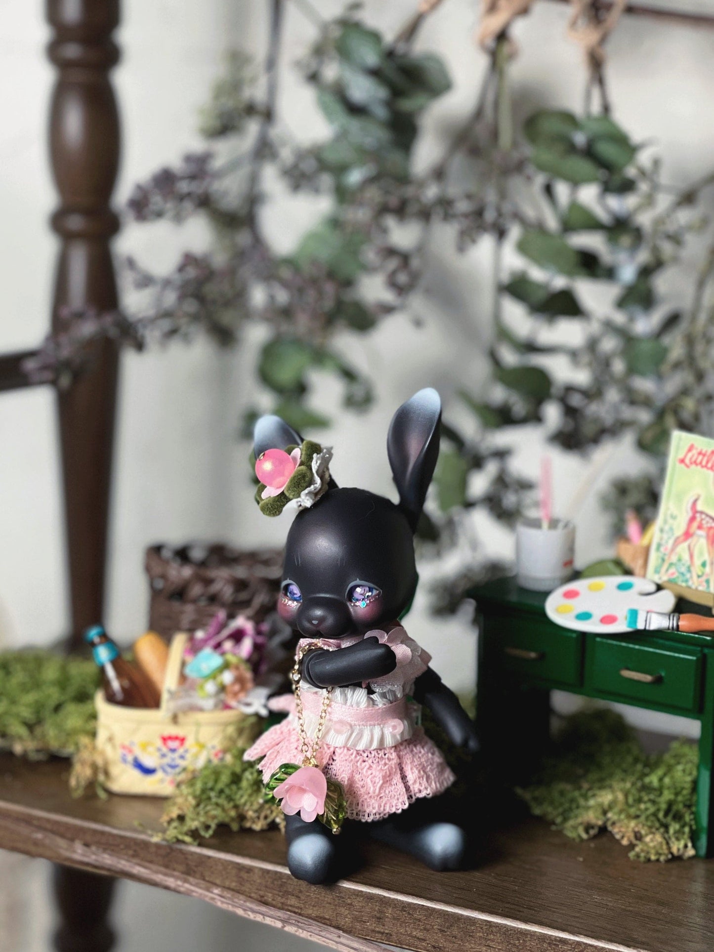 【TrioRhombus小角落】花季小洋裝套組 多色 / BJD kumukuku 小寵 甜心小熊 1/12 - 紀物書館+JiWu Bookstore