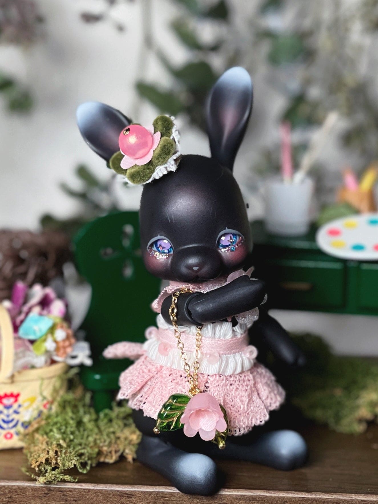 【TrioRhombus小角落】花季小洋裝套組 多色 / BJD kumukuku 小寵 甜心小熊 1/12 - 紀物書館+JiWu Bookstore