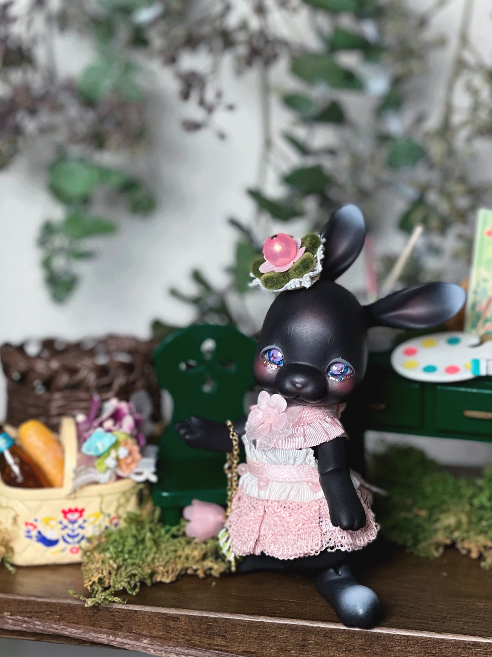 【TrioRhombus小角落】花季小洋裝套組 多色 / BJD kumukuku 小寵 甜心小熊 1/12 - 紀物書館+JiWu Bookstore