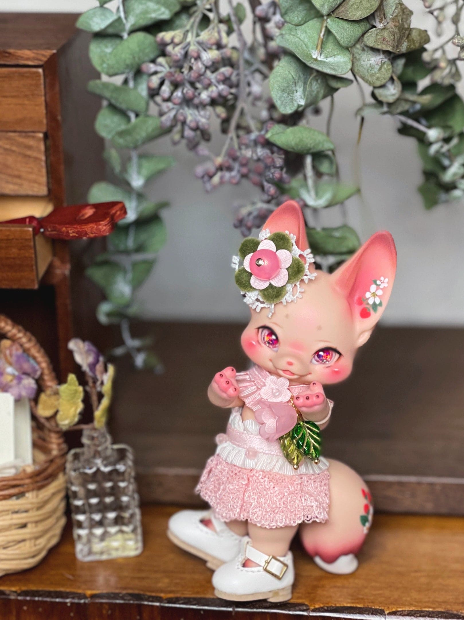 【TrioRhombus小角落】花季小洋裝套組 多色 / BJD kumukuku 小寵 甜心小熊 1/12 - 紀物書館+JiWu Bookstore