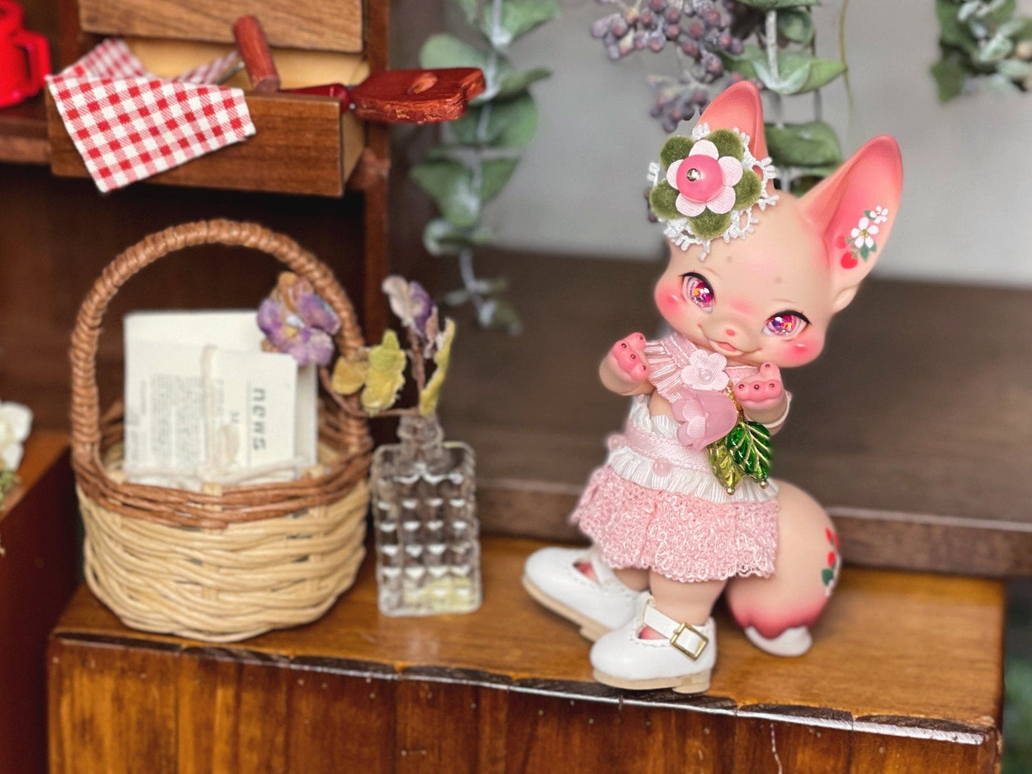 【TrioRhombus小角落】花季小洋裝套組 多色 / BJD kumukuku 小寵 甜心小熊 1/12 - 紀物書館+JiWu Bookstore