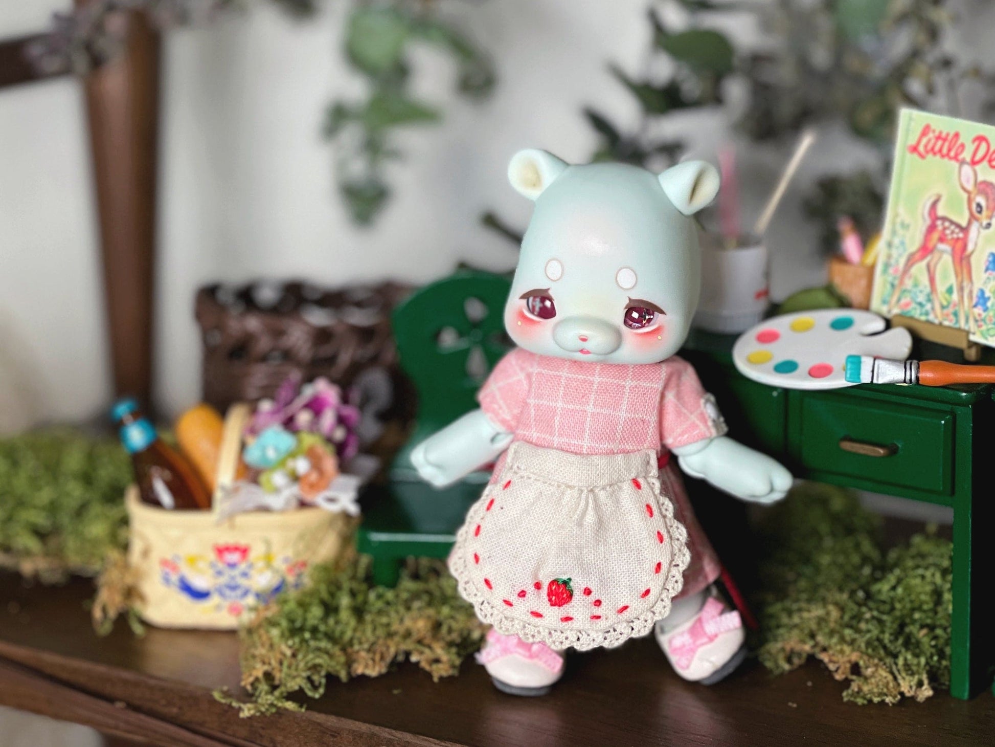 【Dear My Lady】半樹脂閃眼 糖漬櫻桃 星星瞳 / 8mm BJD kumukuku Cocoriang OBITSU OB11 - 紀物書館+JiWu Bookstore