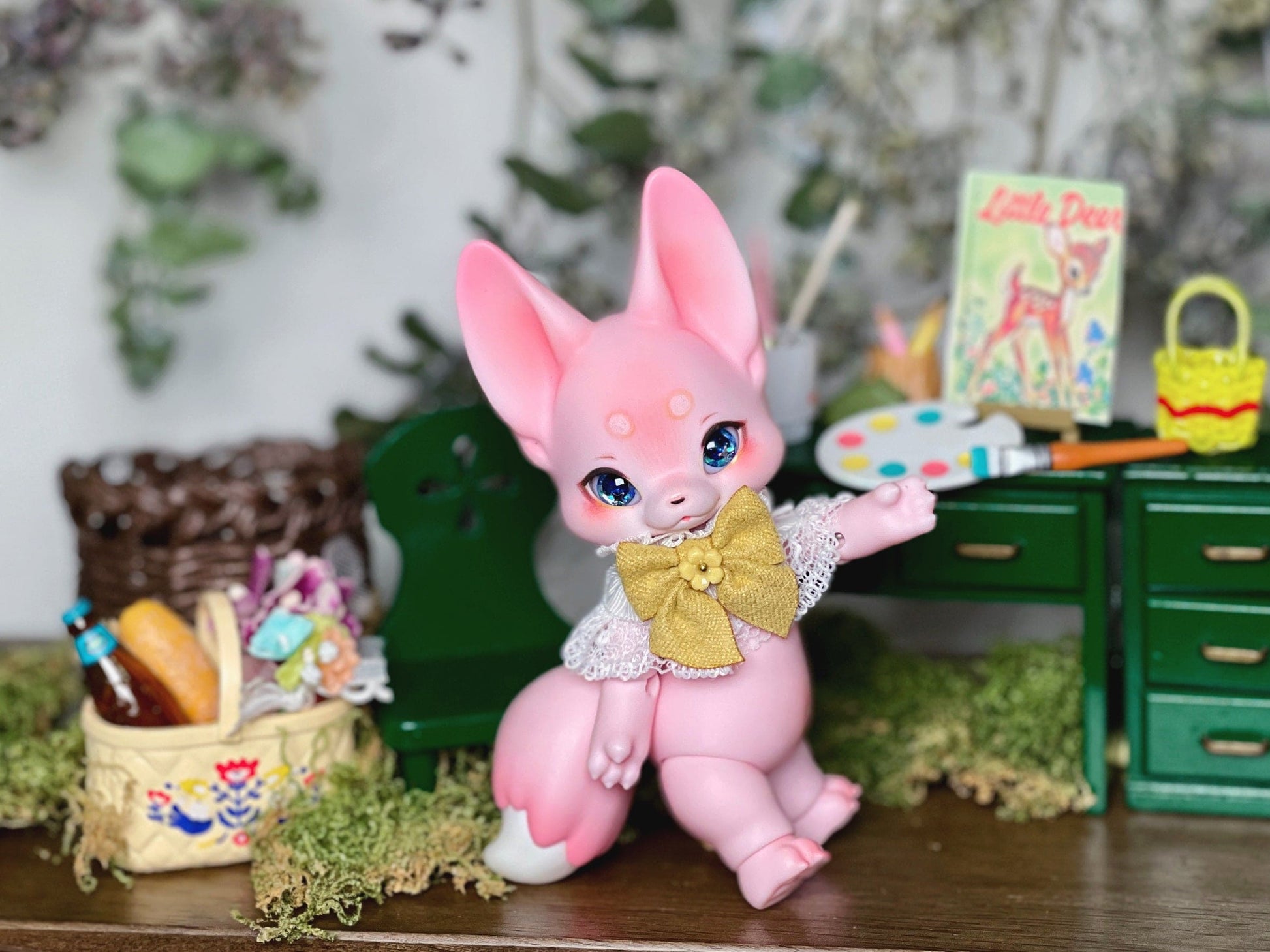 【TrioRhombus小角落】小花領巾2.0 多色 / BJD kumukuku 棉花娃 小寵 甜心小熊 - 紀物書館+JiWu Bookstore