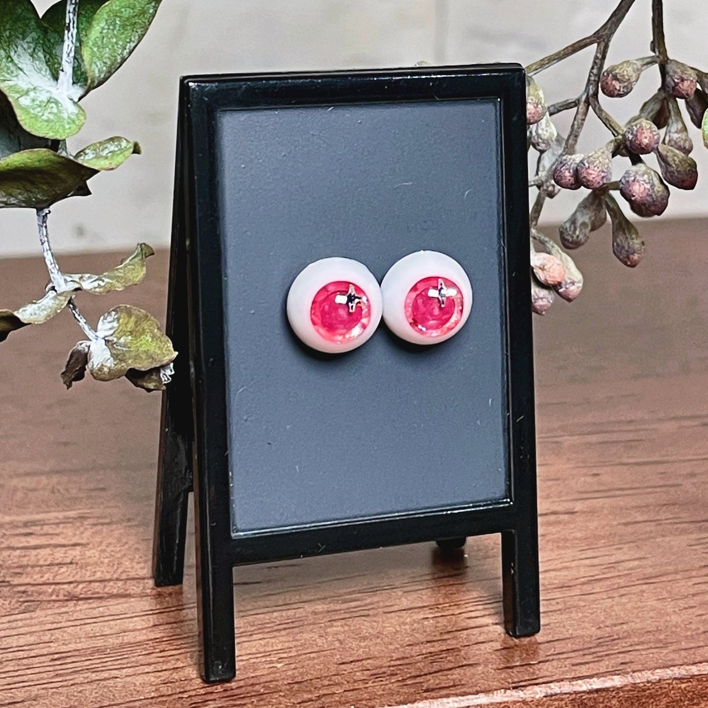 【Dear My Lady】半樹脂閃眼 糖漬櫻桃 星星瞳 / 8mm BJD kumukuku Cocoriang OBITSU OB11 - 紀物書館+JiWu Bookstore