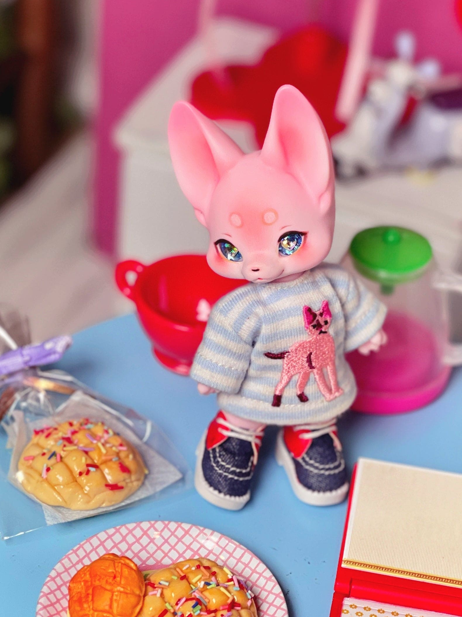 【Dear My Lady】半樹脂閃眼 海洋寶藏 香檳愛心 / 10mm BJD kumukuku Cocoriang OBITSU OB11 - 紀物書館+JiWu Bookstore