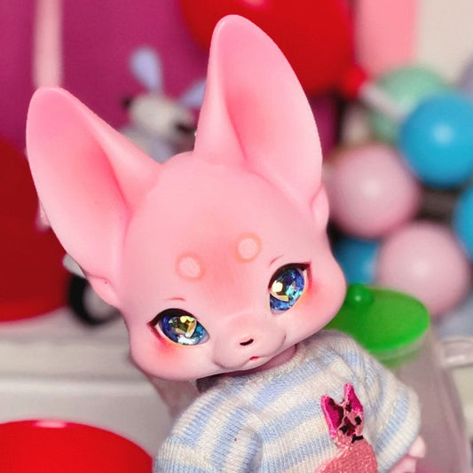 【Dear My Lady】半樹脂閃眼 海洋寶藏 香檳愛心 / 10mm BJD kumukuku Cocoriang OBITSU OB11 - 紀物書館+JiWu Bookstore