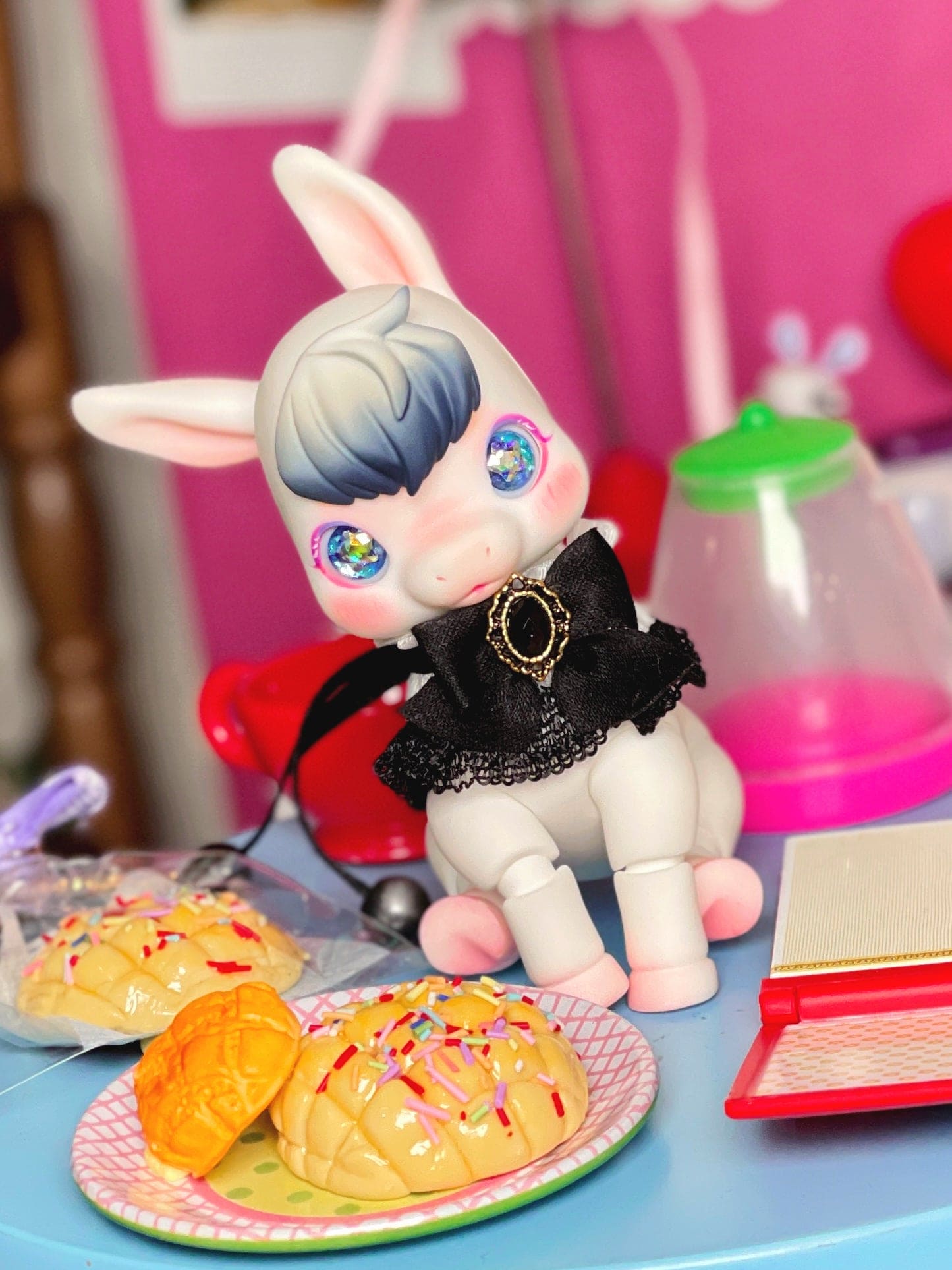 【Dear My Lady】半樹脂閃眼 海洋寶藏 香檳星 / 10mm BJD kumukuku Cocoriang OBITSU OB11 - 紀物書館+JiWu Bookstore