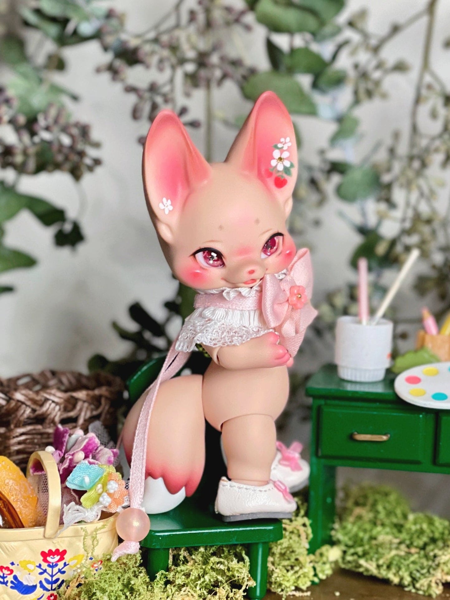 【TrioRhombus小角落】小花領巾2.0 多色 / BJD kumukuku 棉花娃 小寵 甜心小熊 - 紀物書館+JiWu Bookstore