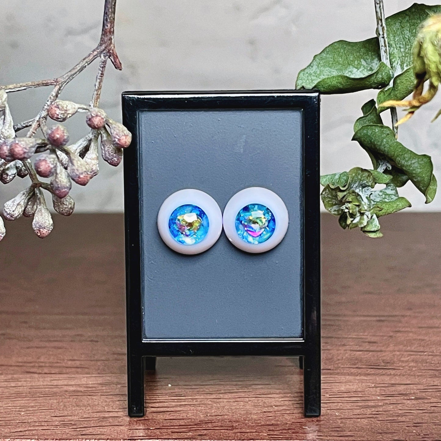 【Dear My Lady】半樹脂閃眼 海洋寶藏 香檳愛心 / 10mm BJD kumukuku Cocoriang OBITSU OB11 - 紀物書館+JiWu Bookstore