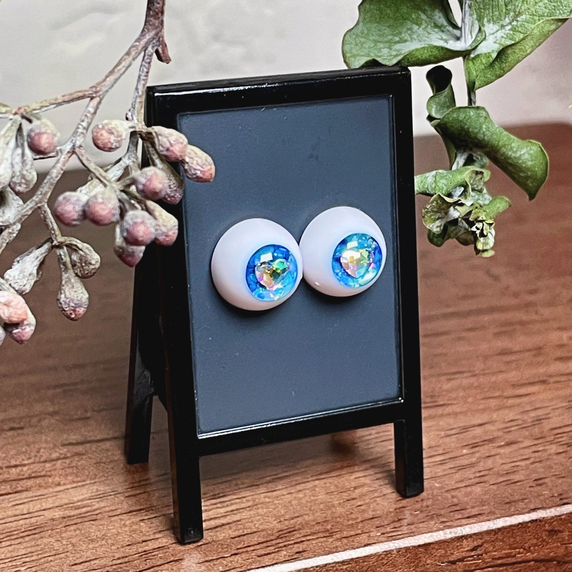 【Dear My Lady】半樹脂閃眼 海洋寶藏 香檳愛心 / 10mm BJD kumukuku Cocoriang OBITSU OB11 - 紀物書館+JiWu Bookstore