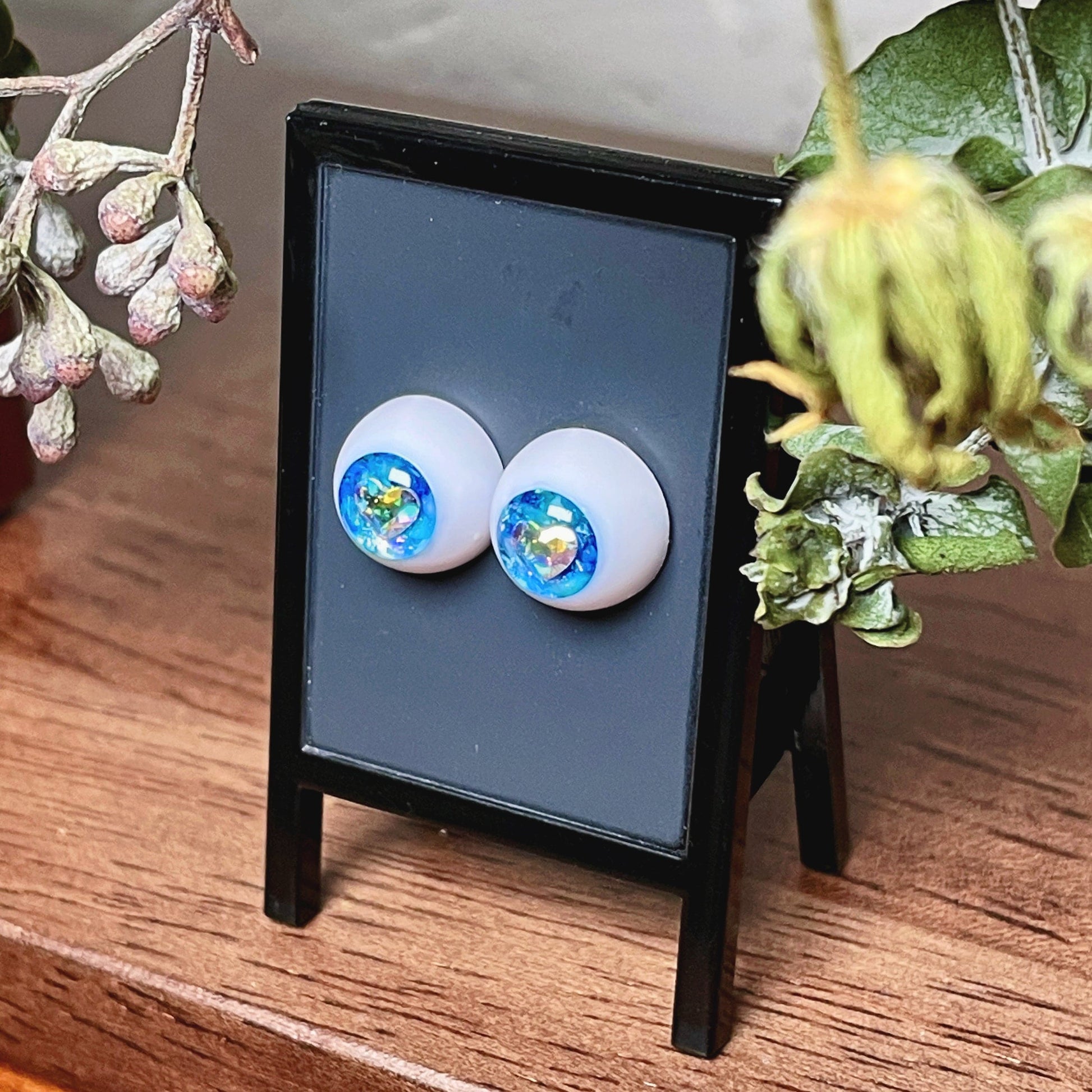 【Dear My Lady】半樹脂閃眼 海洋寶藏 香檳愛心 / 10mm BJD kumukuku Cocoriang OBITSU OB11 - 紀物書館+JiWu Bookstore