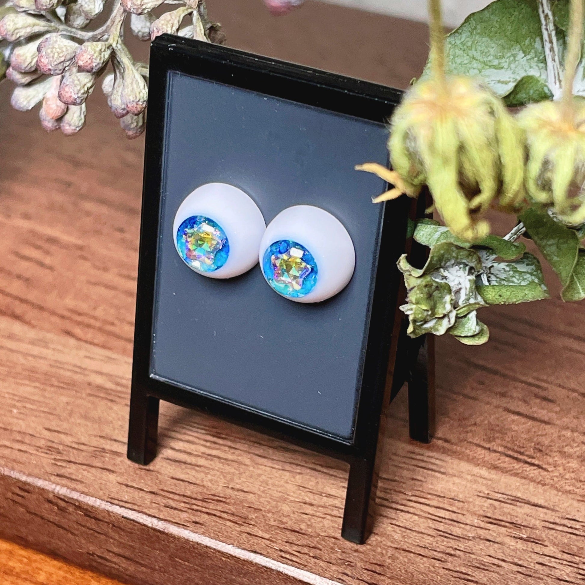 【Dear My Lady】半樹脂閃眼 海洋寶藏 香檳星 / 10mm BJD kumukuku Cocoriang OBITSU OB11 - 紀物書館+JiWu Bookstore