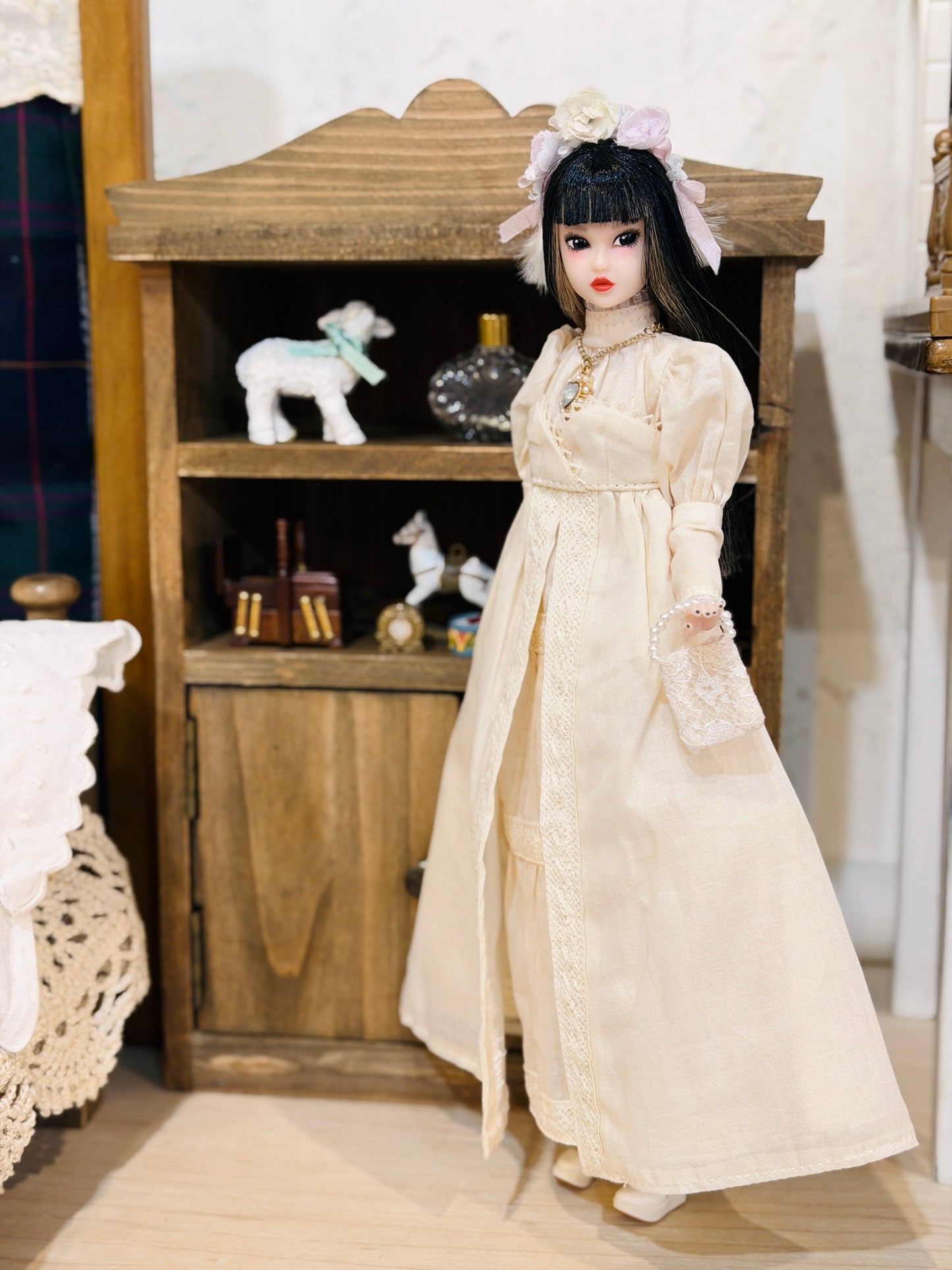 【Licca Castle】Galum Collection 1 高腰洋裝組 / 27cm momoko MISAKI Jenny