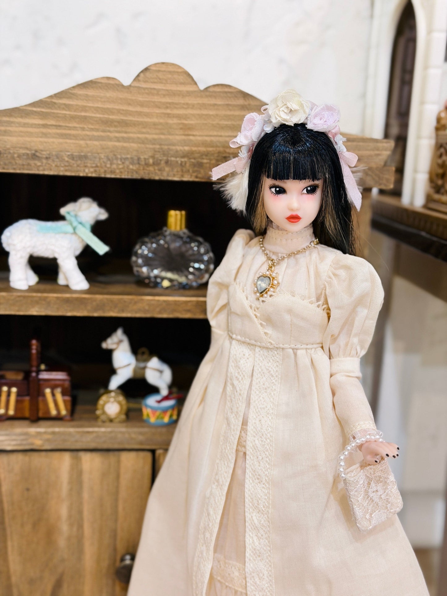 【Licca Castle】Galum Collection 1 高腰洋裝組 / 27cm momoko MISAKI Jenny