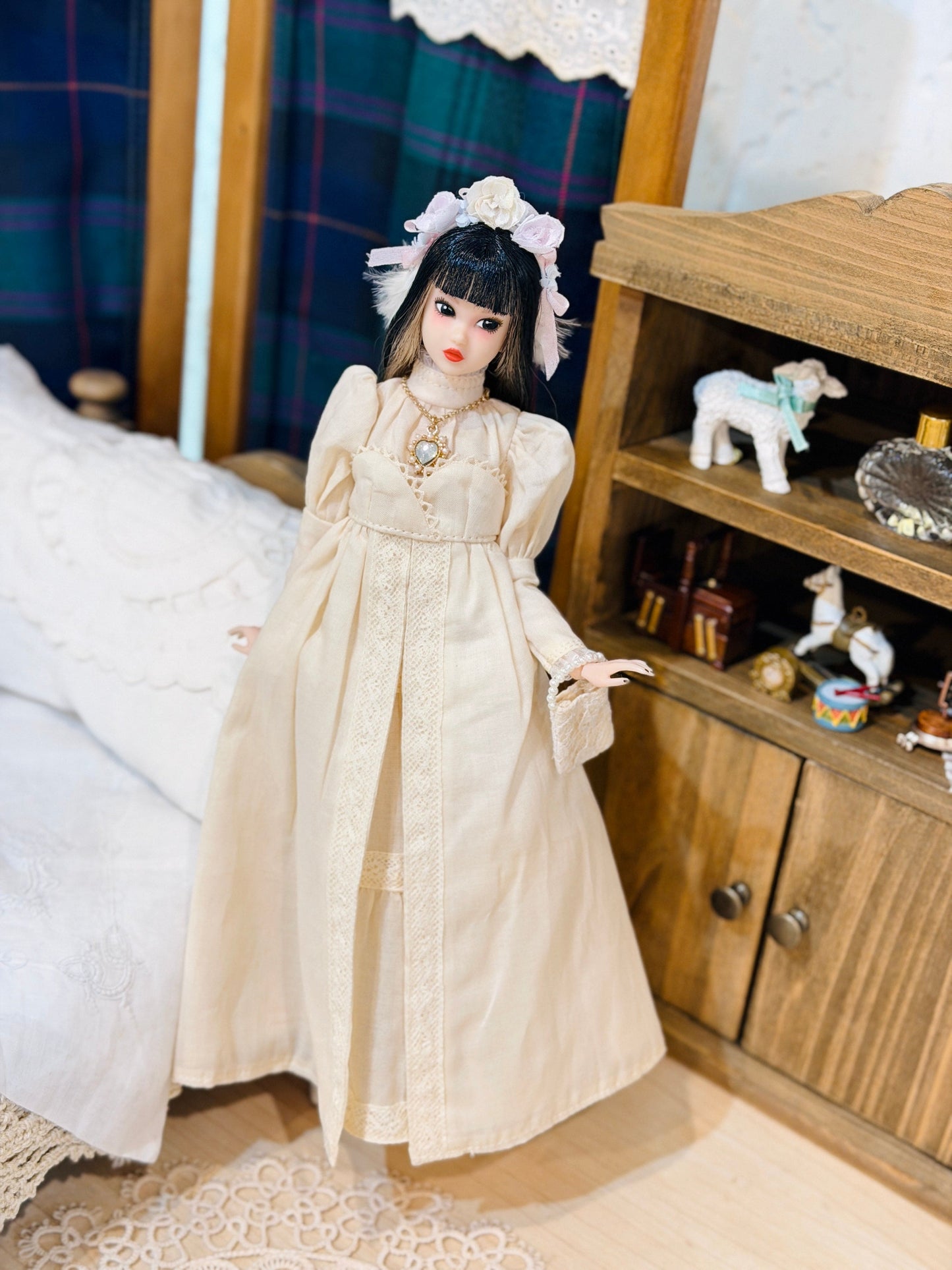 【Licca Castle】Galum Collection 1 高腰洋裝組 / 27cm momoko MISAKI Jenny