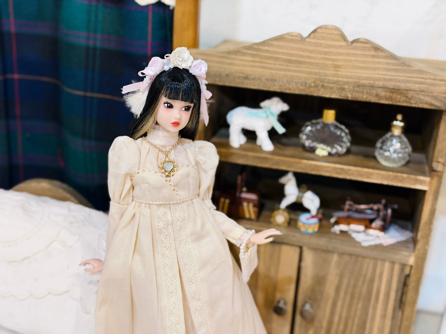 【Licca Castle】Galum Collection 1 高腰洋裝組 / 27cm momoko MISAKI Jenny