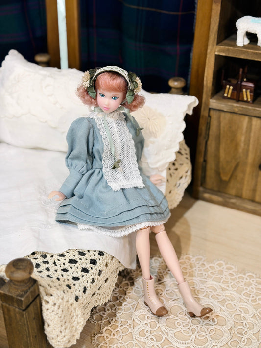 【Licca Castle】Galum Collection 2 蕾絲圍裙洋裝組 / 27cm momoko MISAKI Jenny