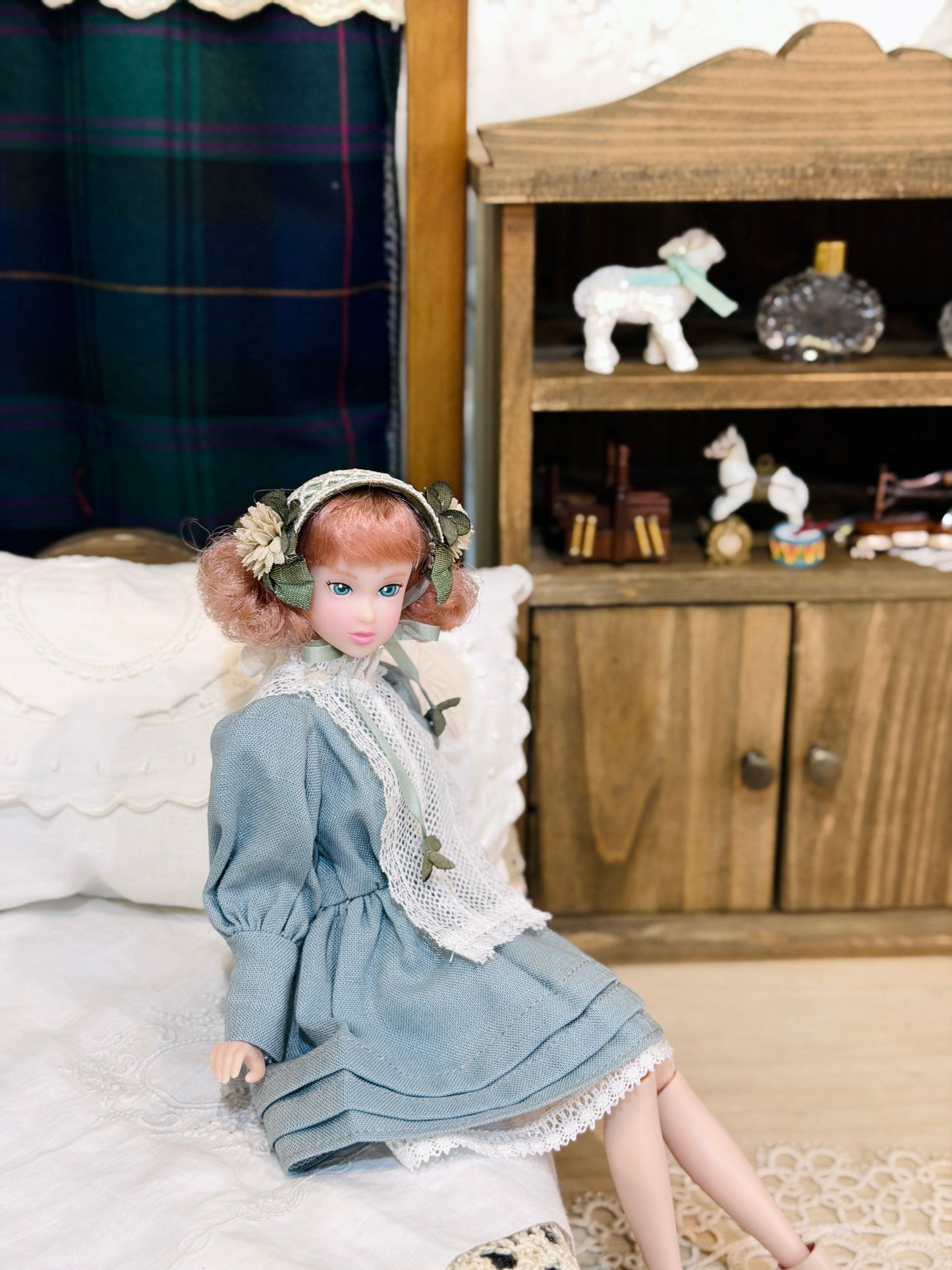 【Licca Castle】Galum Collection 2 蕾絲圍裙洋裝組 / 27cm momoko MISAKI Jenny