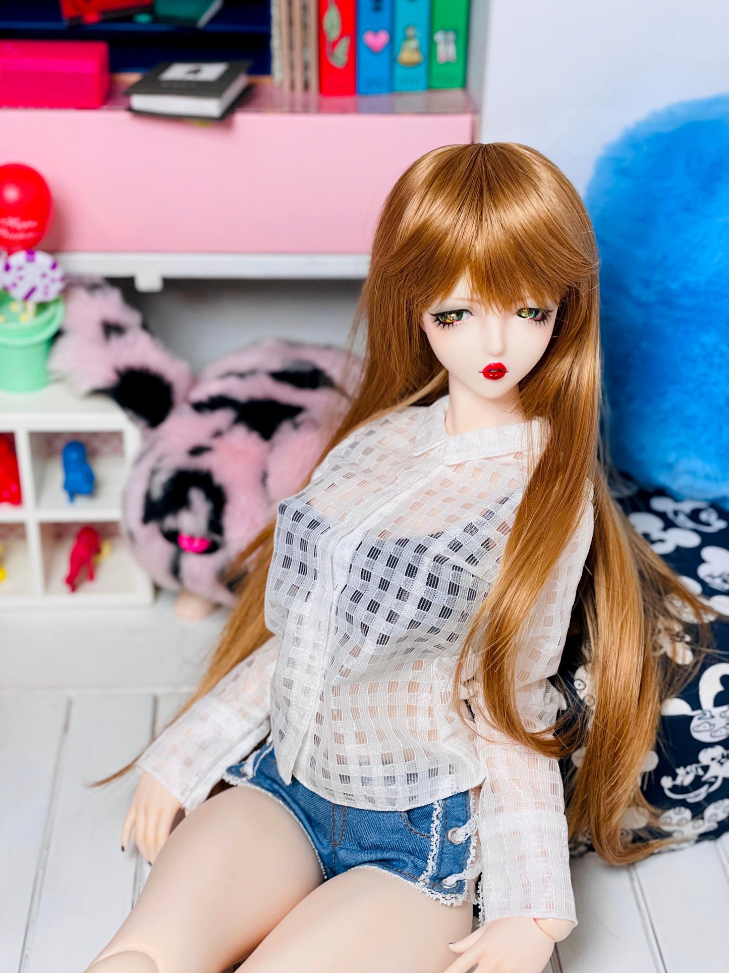 【AZONE】The Luxual 透明格紋襯衫 多色 / BJD 3分 DD AZO2 OB50 - 紀物書館+JiWu Bookstore