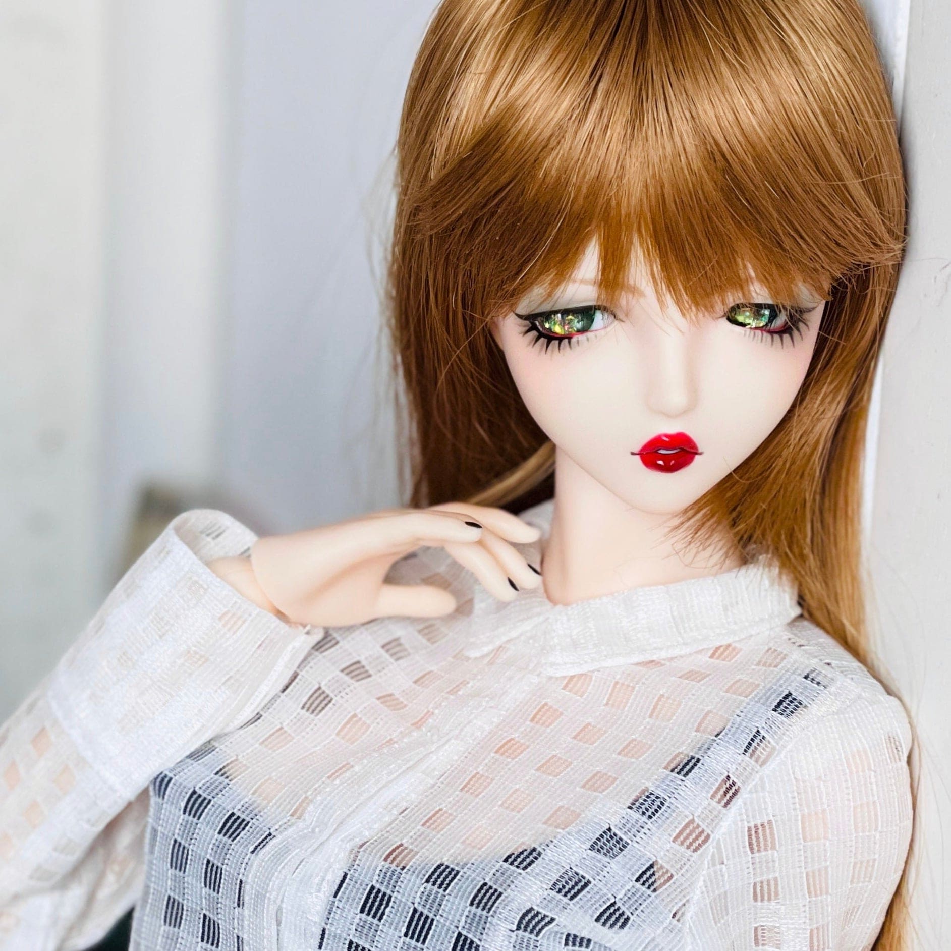 【Dear My Lady】半樹脂閃眼 哈密瓜 香檳星 / 14mm BJD 3分 4分 6分 iMdaDoll AngelPhilia - 紀物書館+JiWu Bookstore
