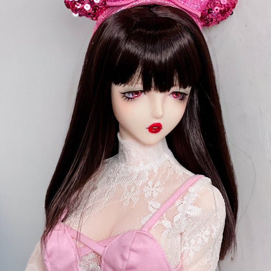 【Dear My Lady】半樹脂閃眼 櫻花 愛心瞳 小虹膜 / 16mm BJD 1/3 1/4 iMdaDoll AngelPhilia - 紀物書館+JiWu Bookstore